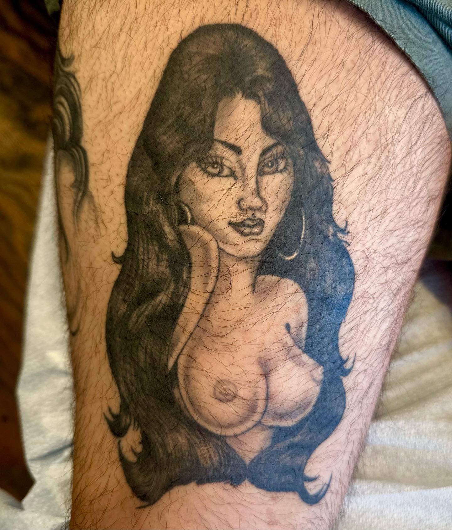 Tattoo by @hayleyhendricktattoo — black_and_grey