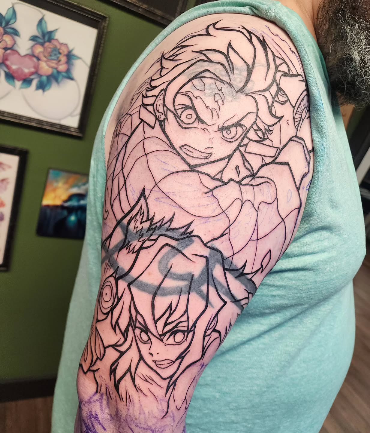 Tattoo by @tatts_by_tasha — anime