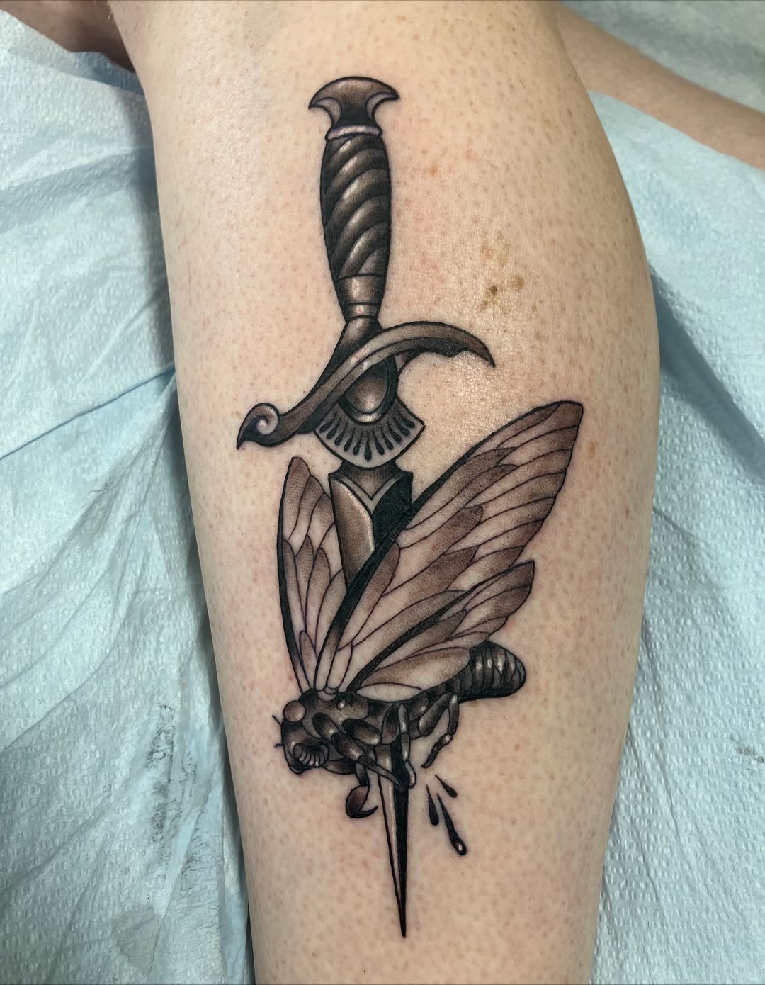 Tattoo by @huntermcginnis_ โ american_traditional, black_and_grey