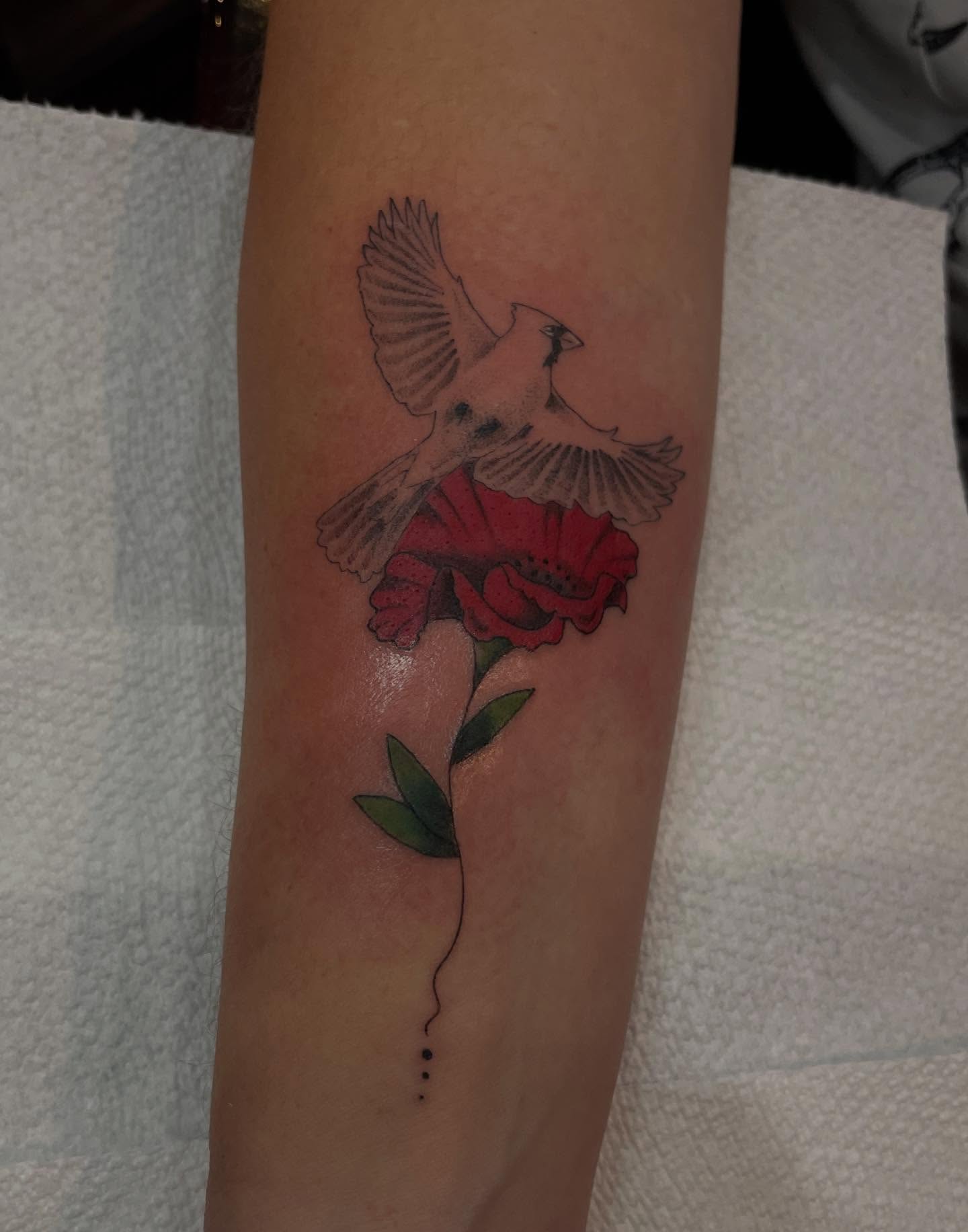 Tattoo by @chrissyungrew โ dotwork, realism