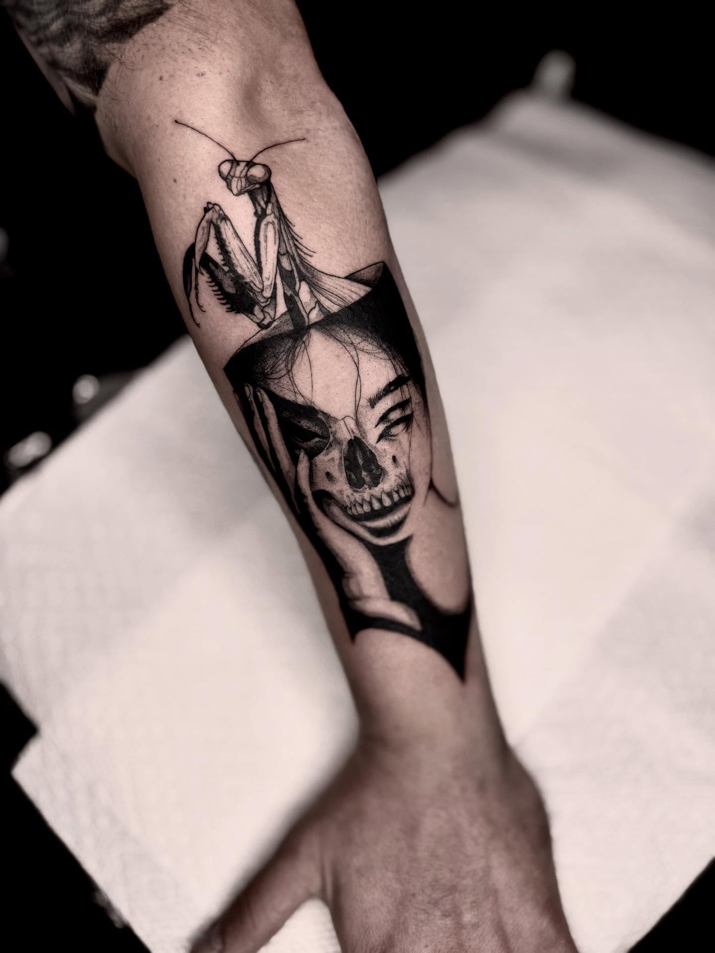 Tattoo by @korztattoo โ black_and_grey, realism
