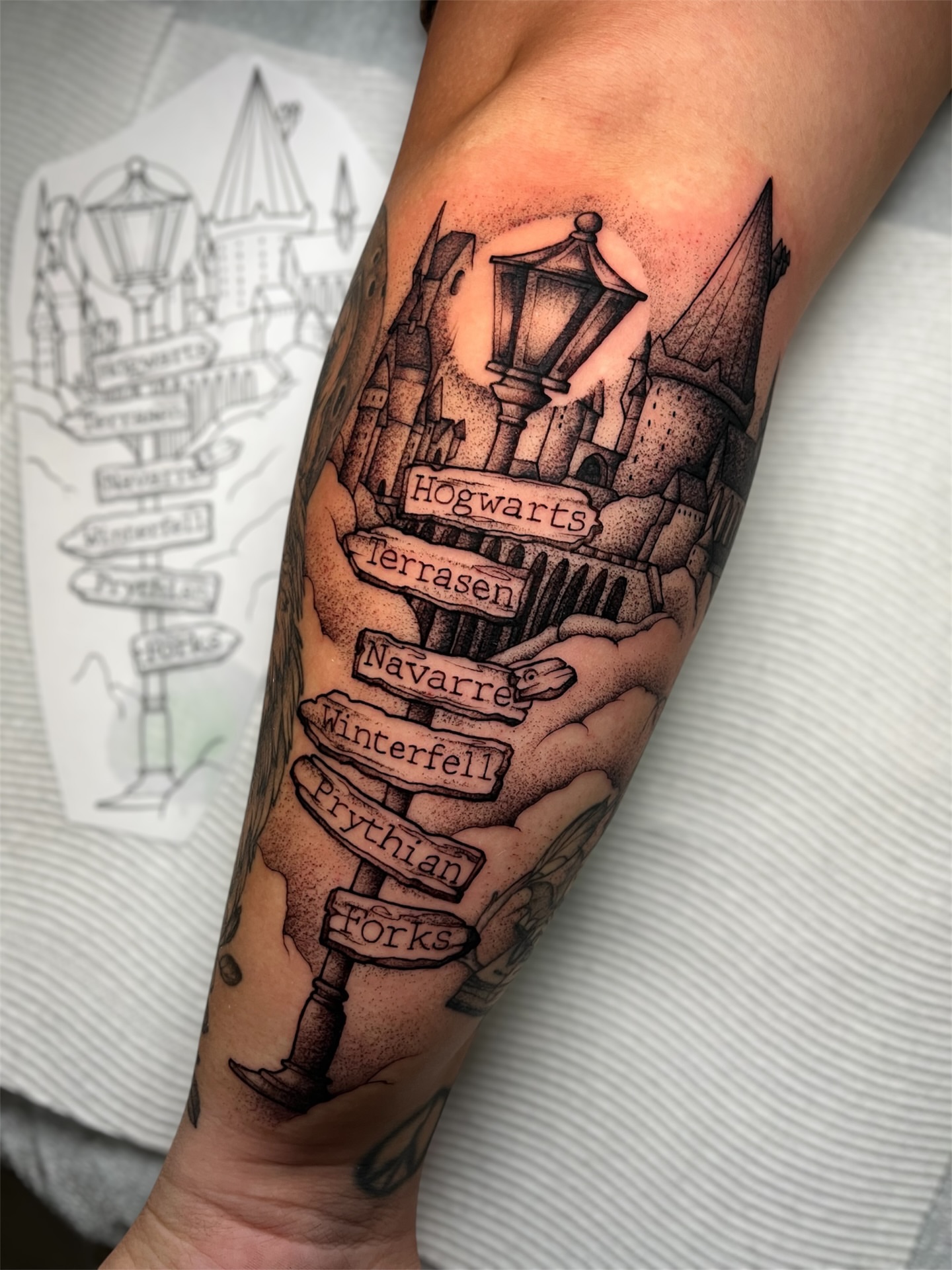 Tattoo by @msbeetattoos β dotwork, black_and_grey