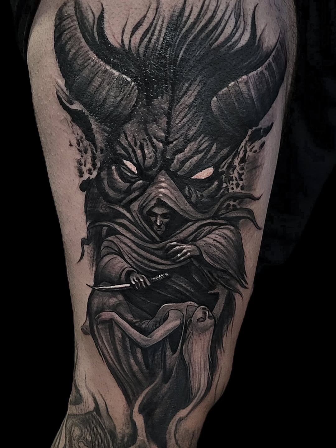 Tattoo by @lmt_customink — realism, dark_realism
