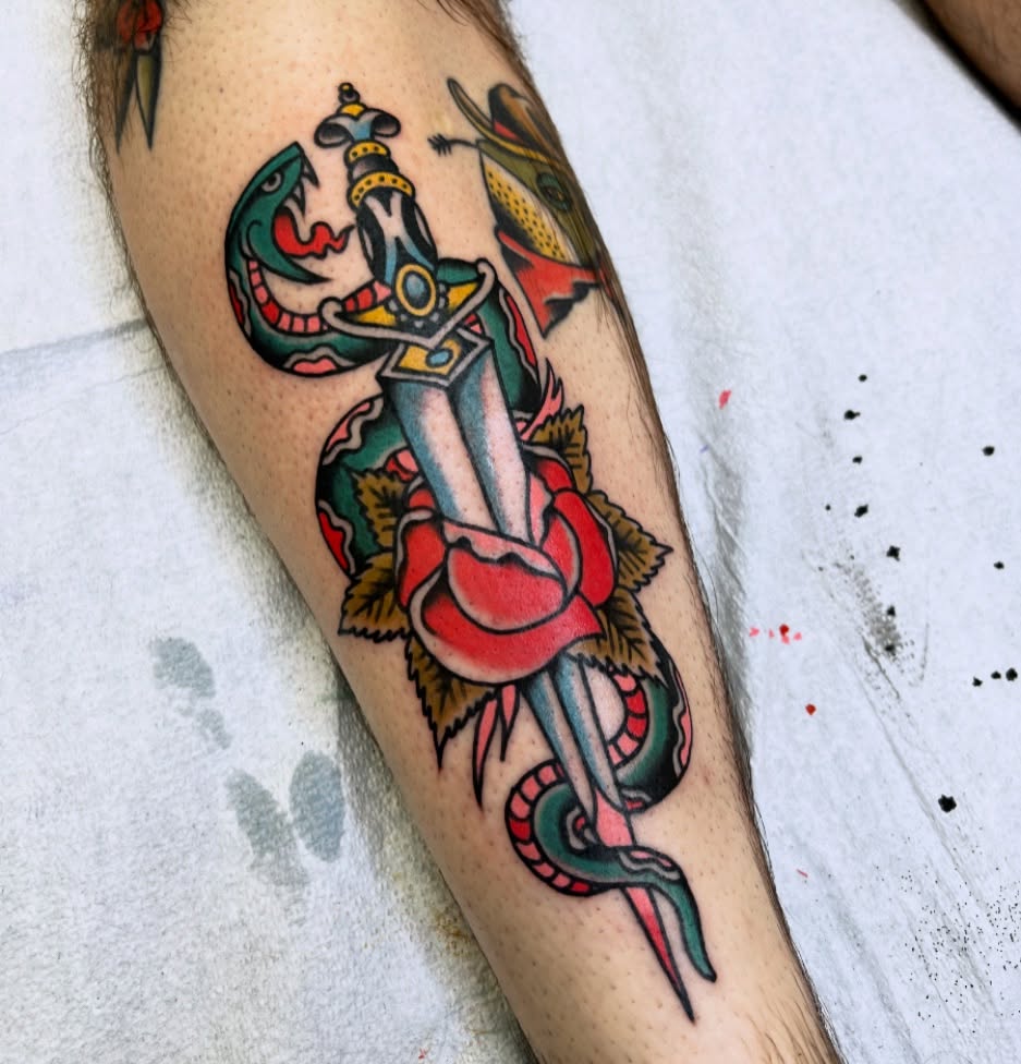Tattoo by @morganhabe — american_traditional