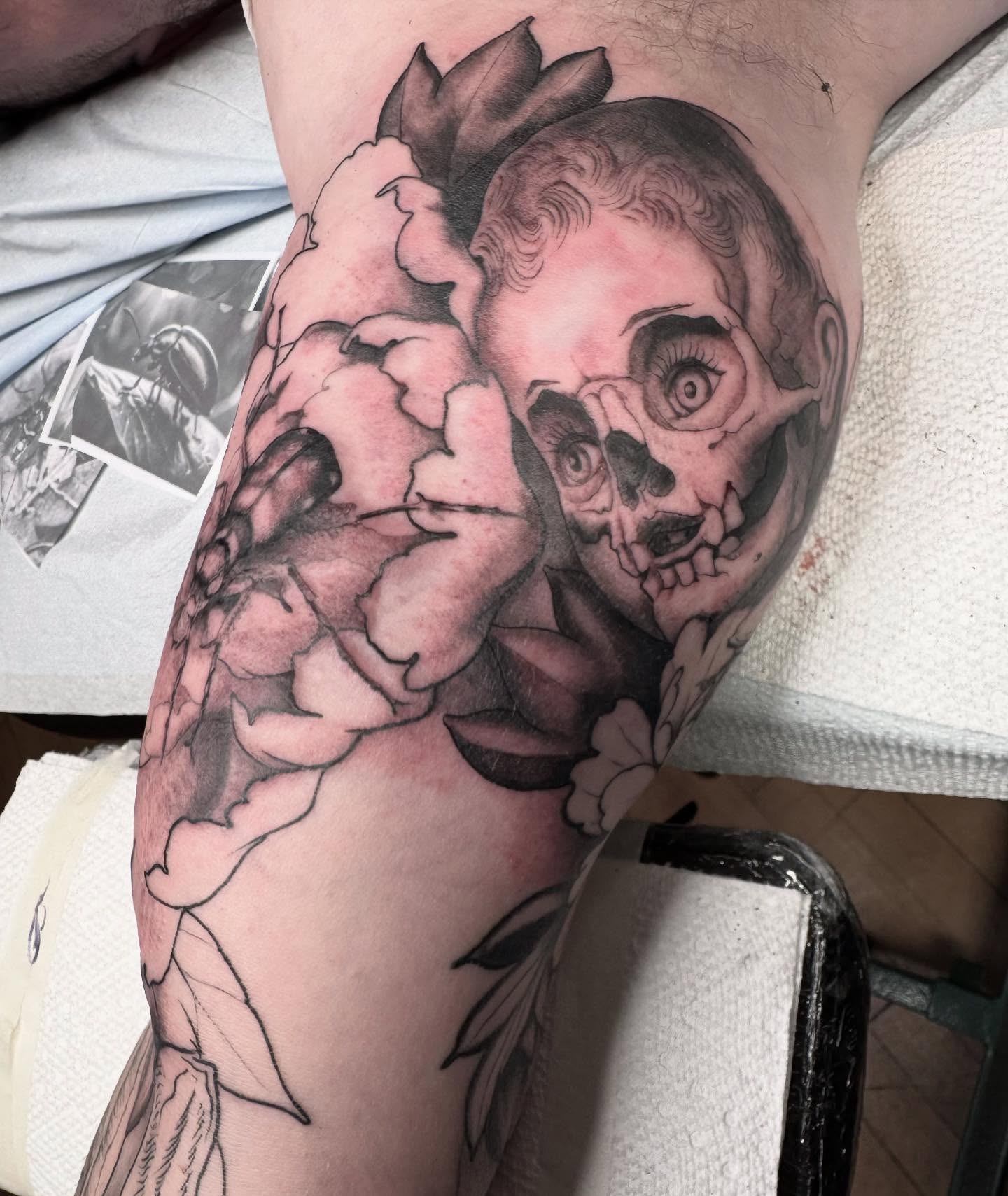 Tattoo by @shawndbarber — black_and_grey, realism