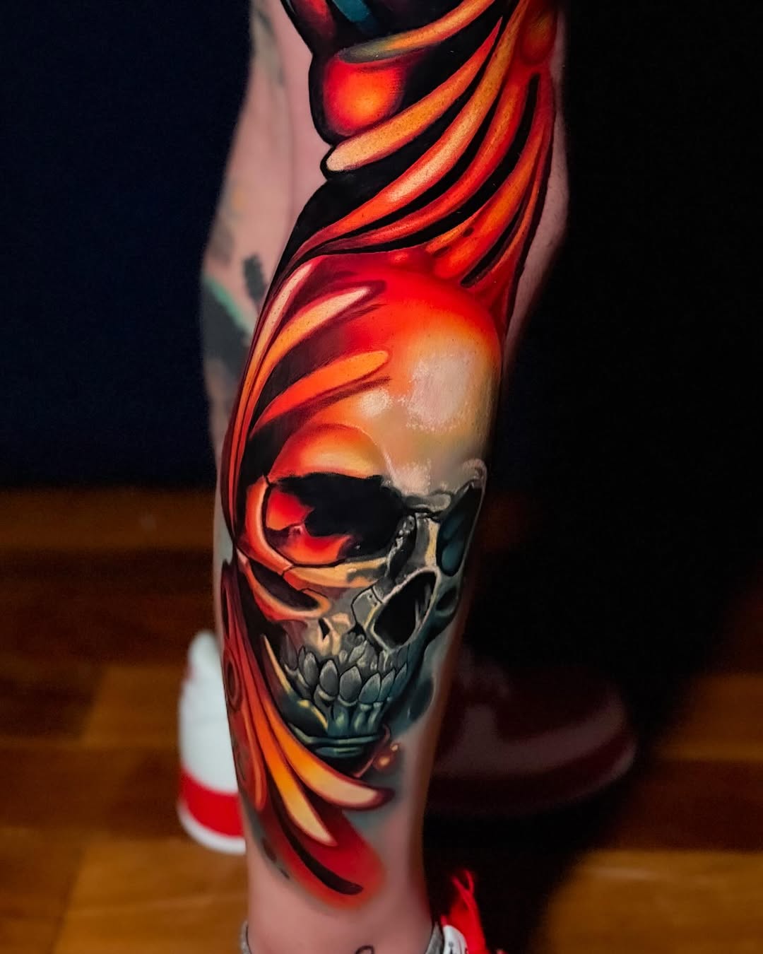 Tattoo by @sketchink08 — realism, black_and_grey