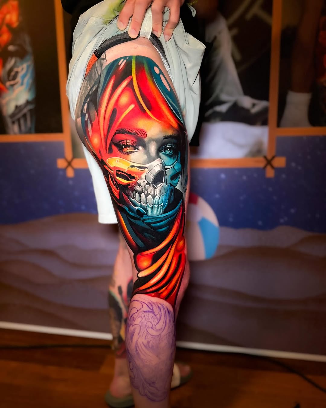 Tattoo by @sketchink08 — realism, trash_polka