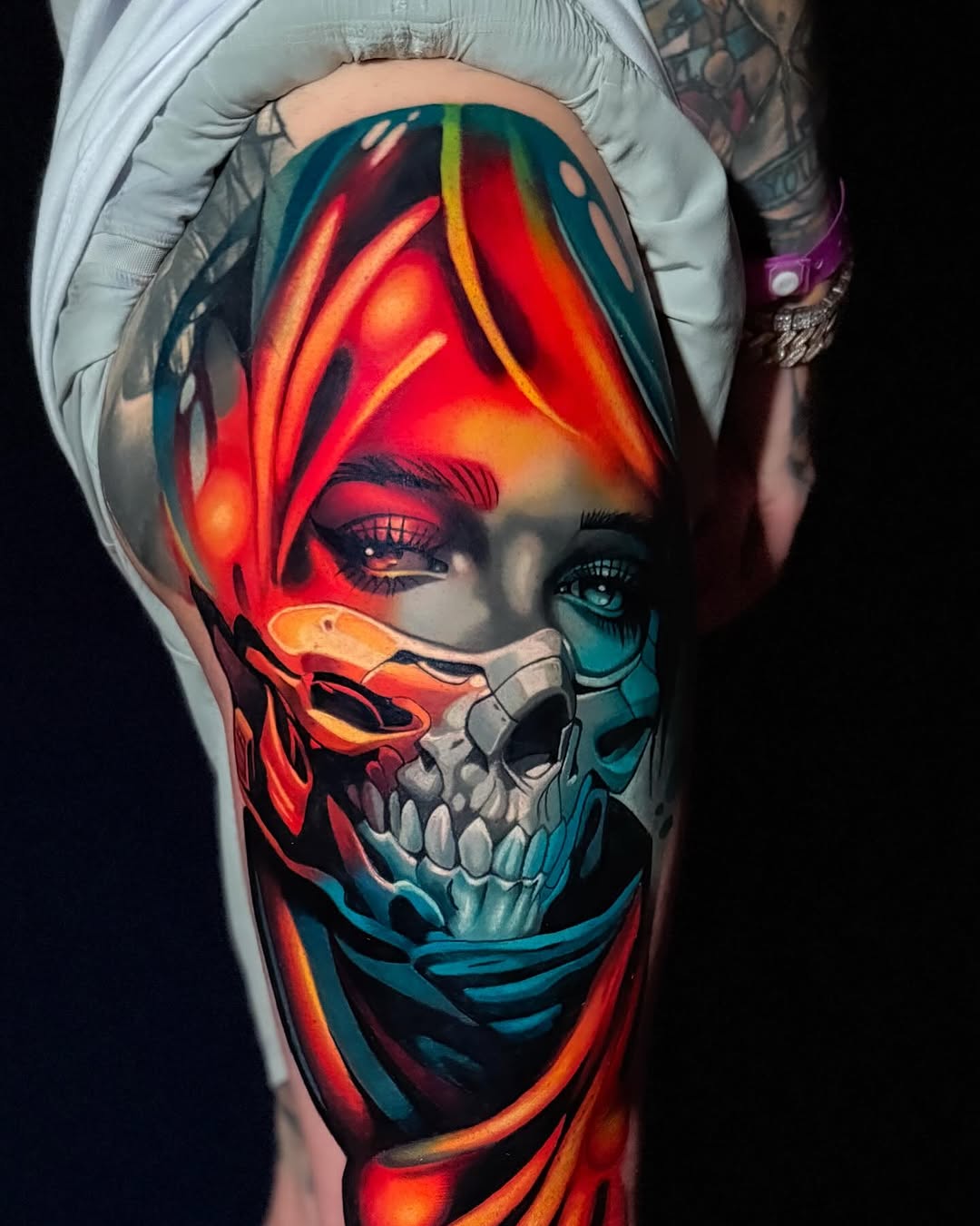 Tattoo by @sketchink08 — realism, trash_polka