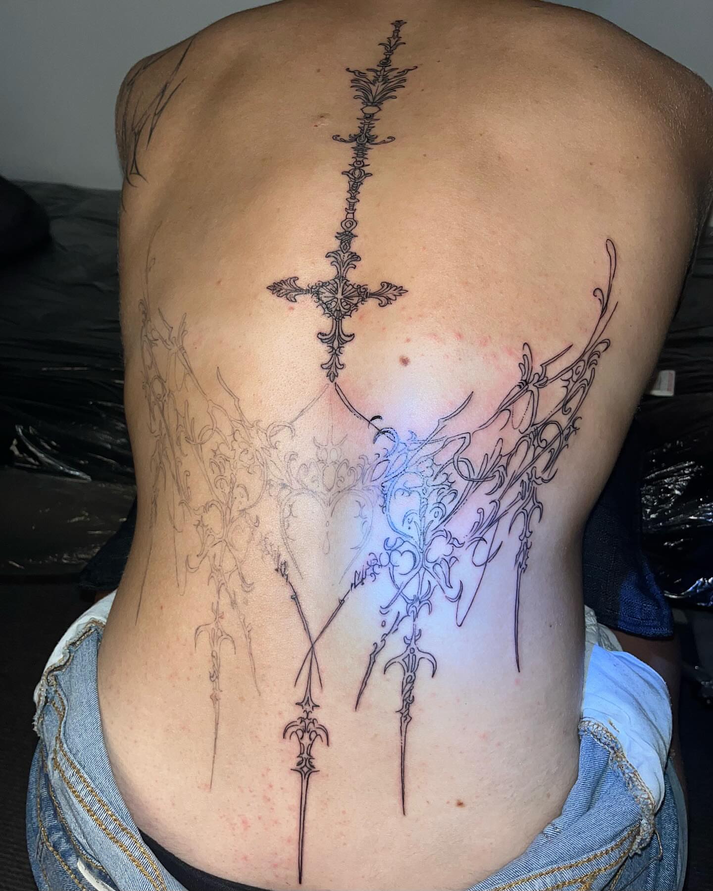 Tattoo by @oxurminexo — ornamental