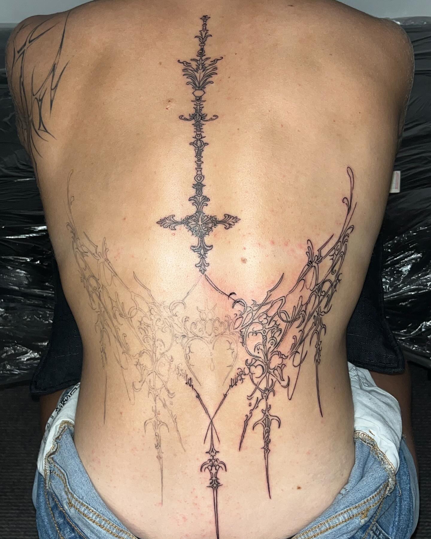 Tattoo by @oxurminexo — ornamental