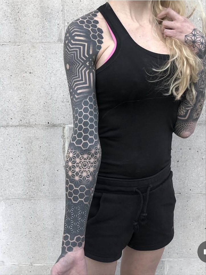 Tattoo by @setharcane — geometric