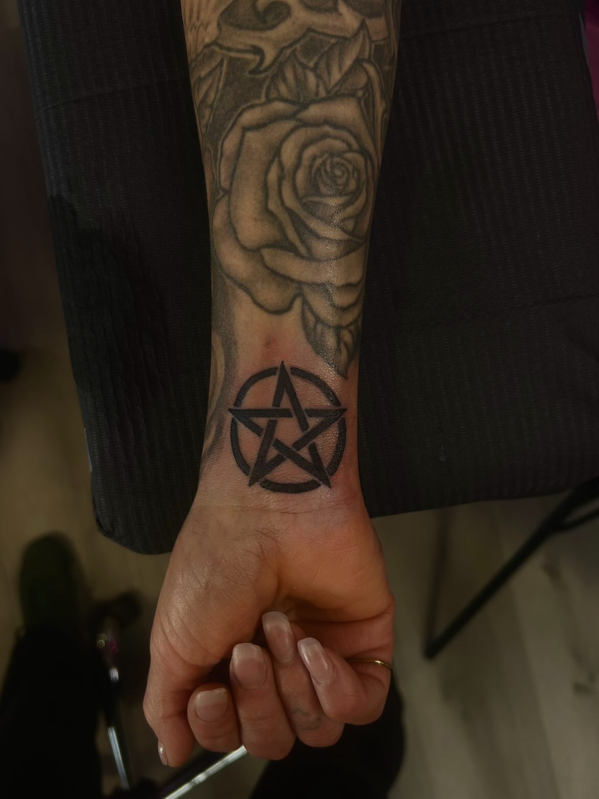 Tattoo by @morbid_studioss — black_and_grey