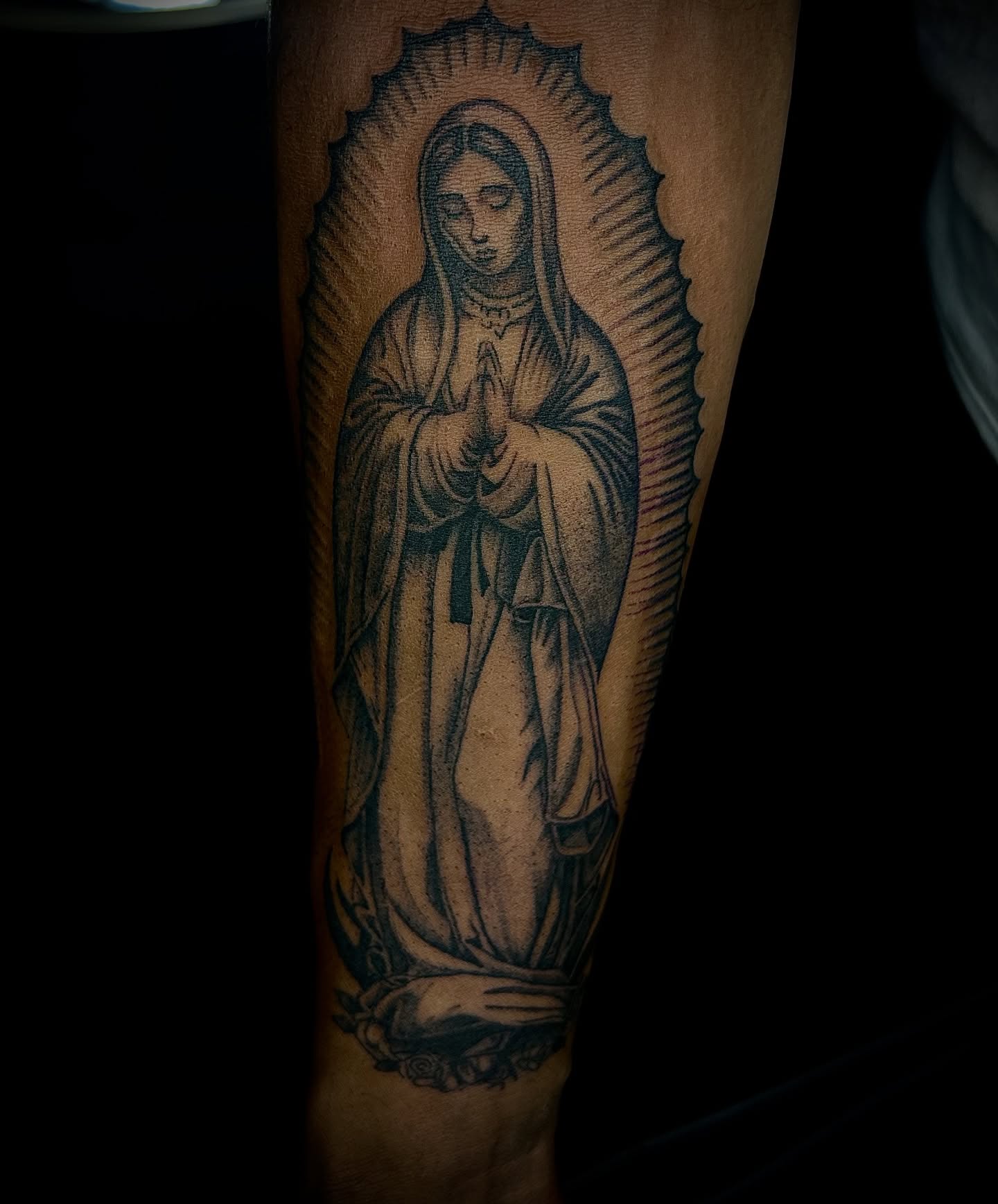 Tattoo by @inkstinctual — black_and_grey