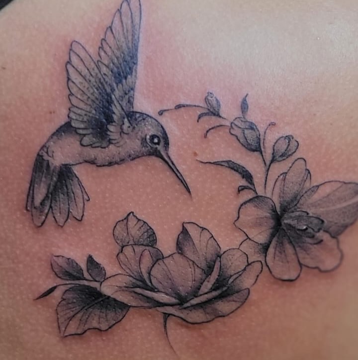 Tattoo by @angeljimeneztattoos — black_and_grey, realism