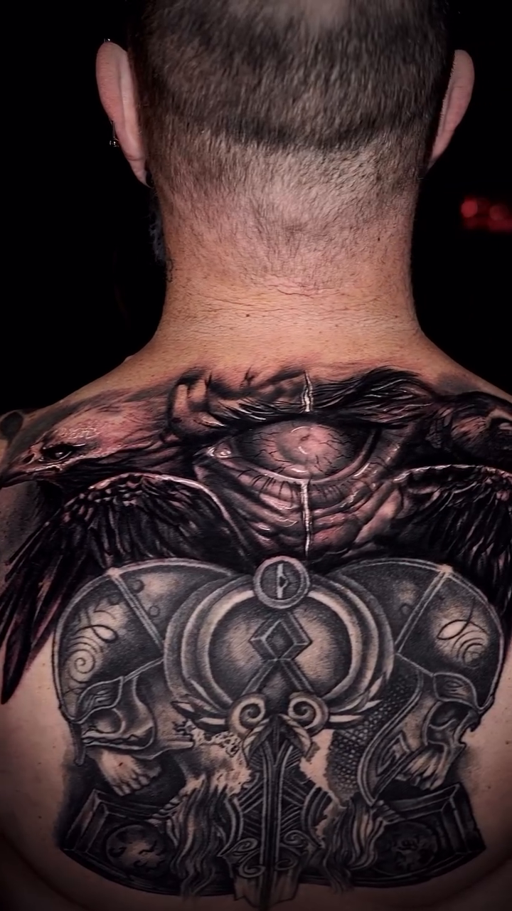 Tattoo by @_dannytats — dark_realism, black_and_grey