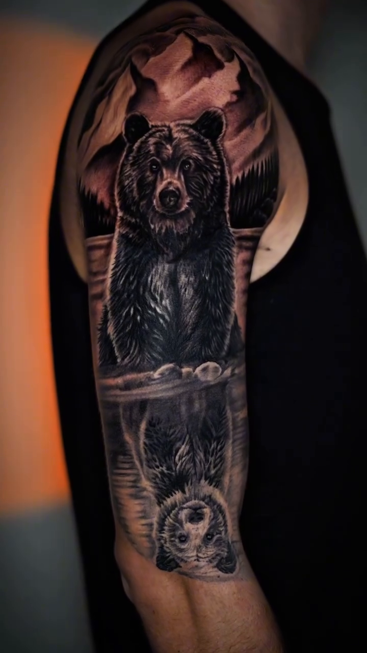 Tattoo by @angelo_tattooink — realism, black_and_grey