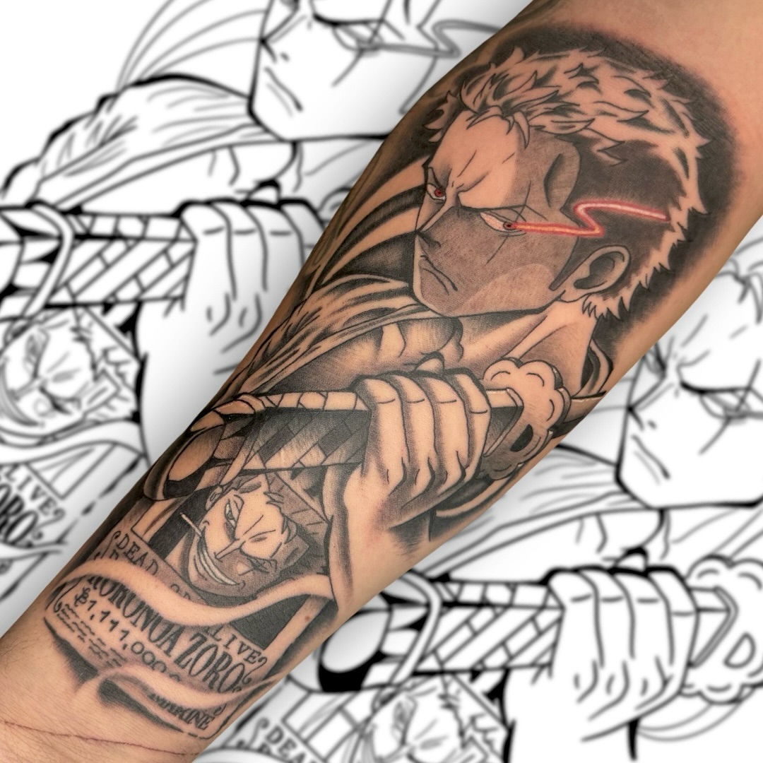 Tattoo by @tattooedbyvicc — anime