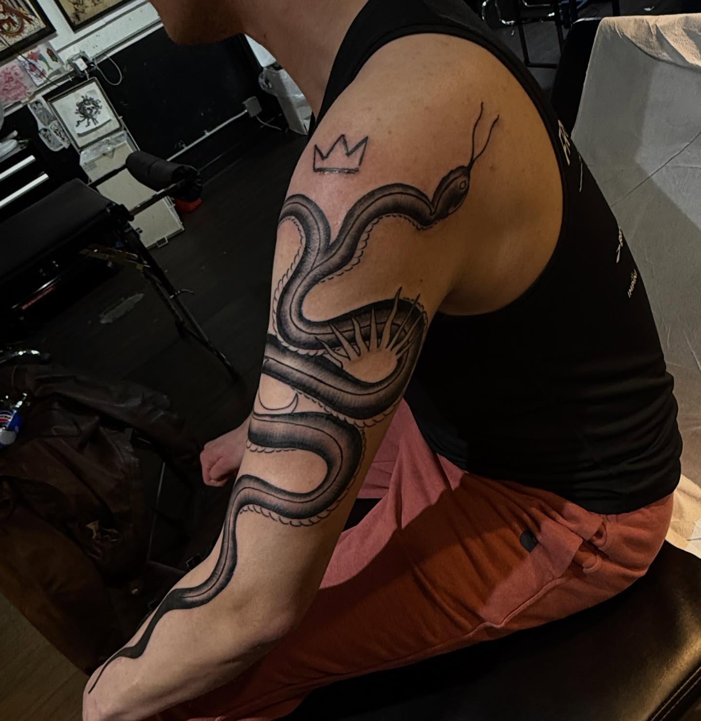Tattoo by @jimmy_the_saintt — black_and_grey, realism