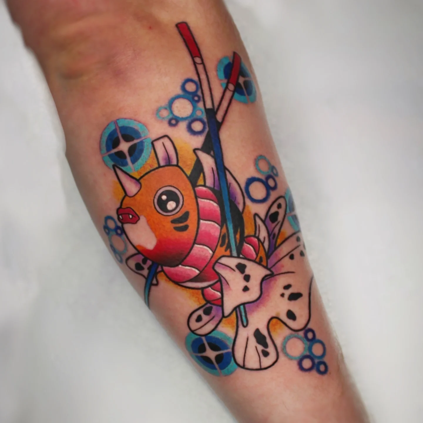 Tattoo by @therealinnerlip — new_school, anime