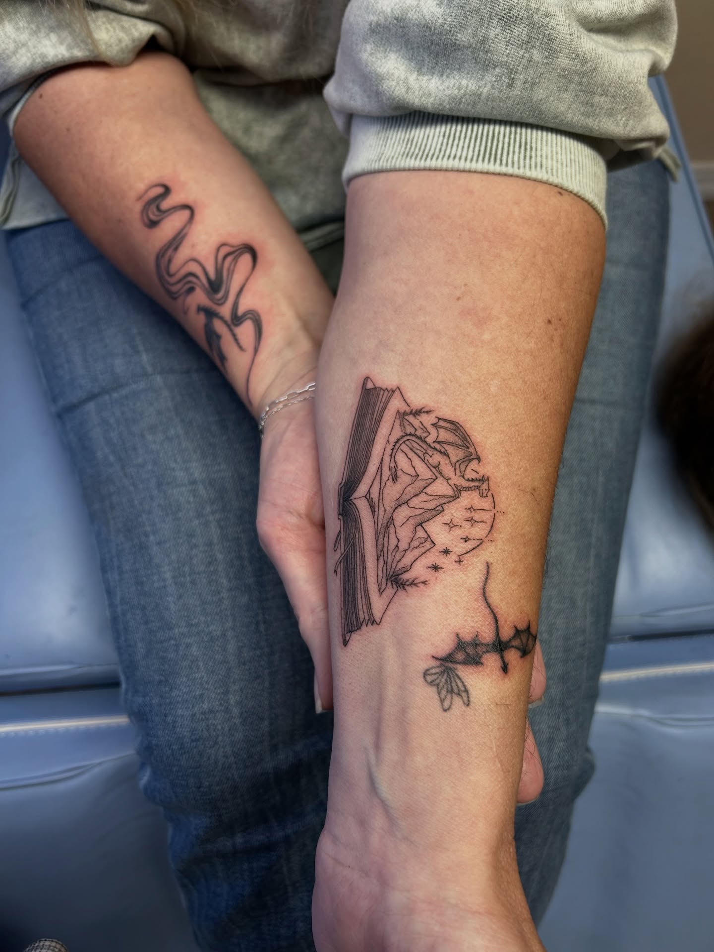 Tattoo by @hawkins.mirrandaa — black_and_grey