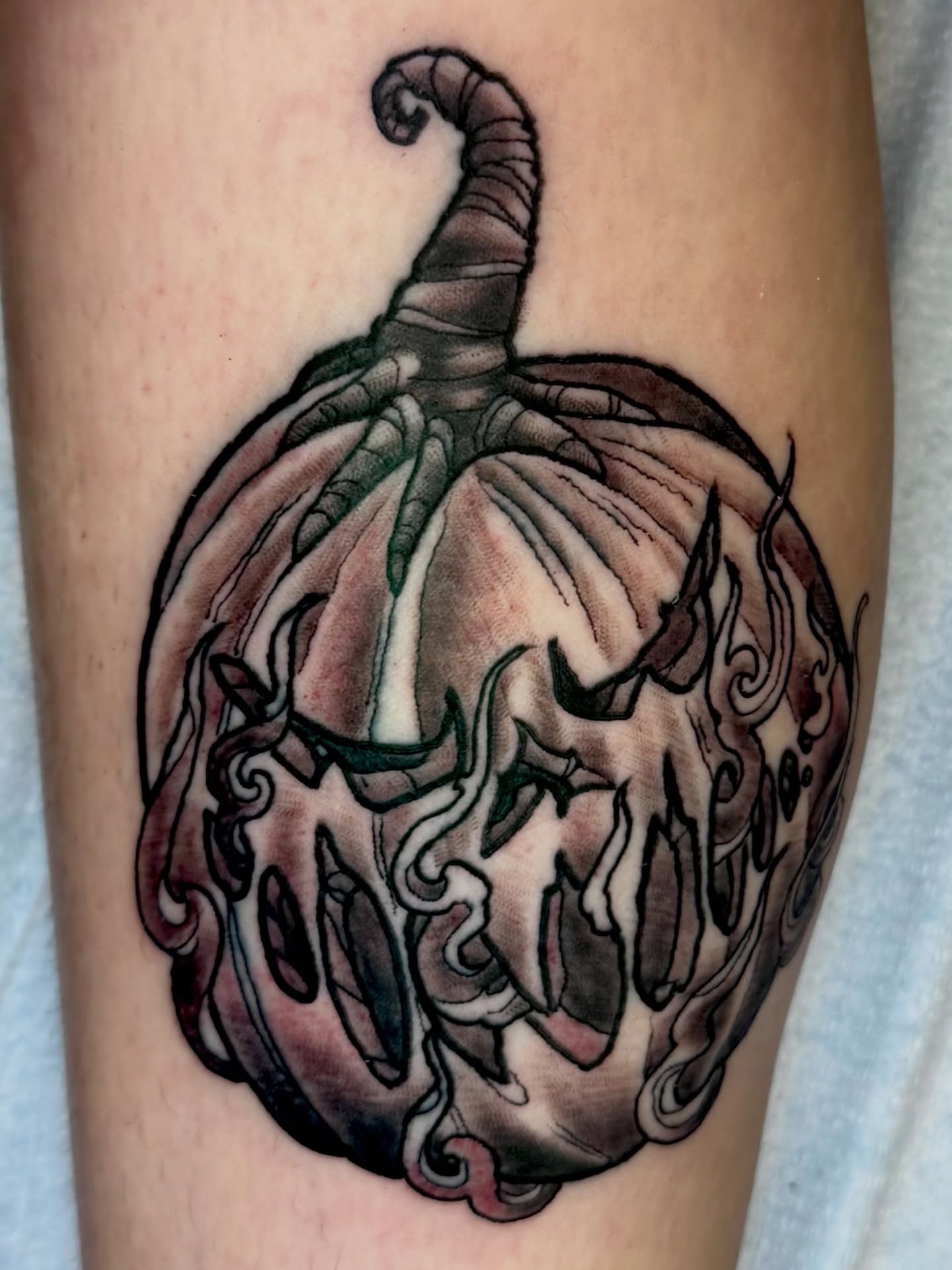 Tattoo by @drmcfrankenstein β black_and_grey