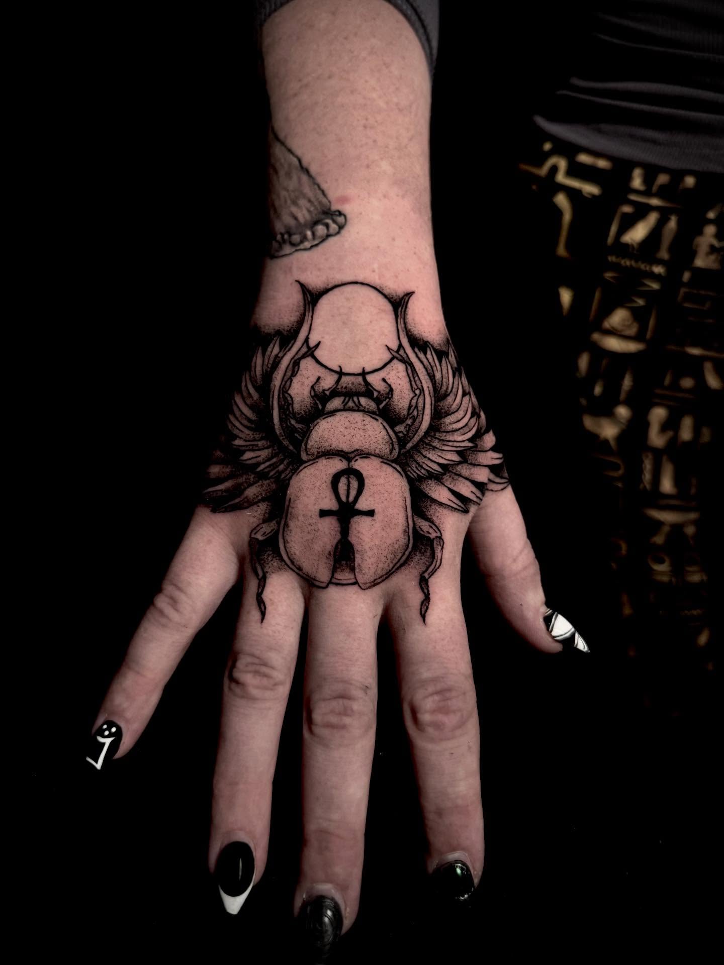Tattoo by @oneinkedangel — black_and_grey
