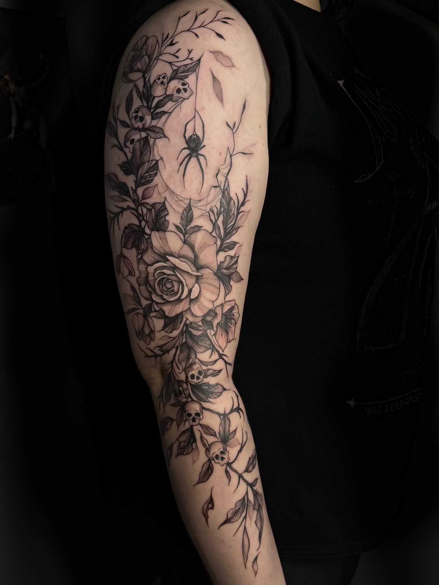 Tattoo by @breestallworthtattoo — black_and_grey, realism