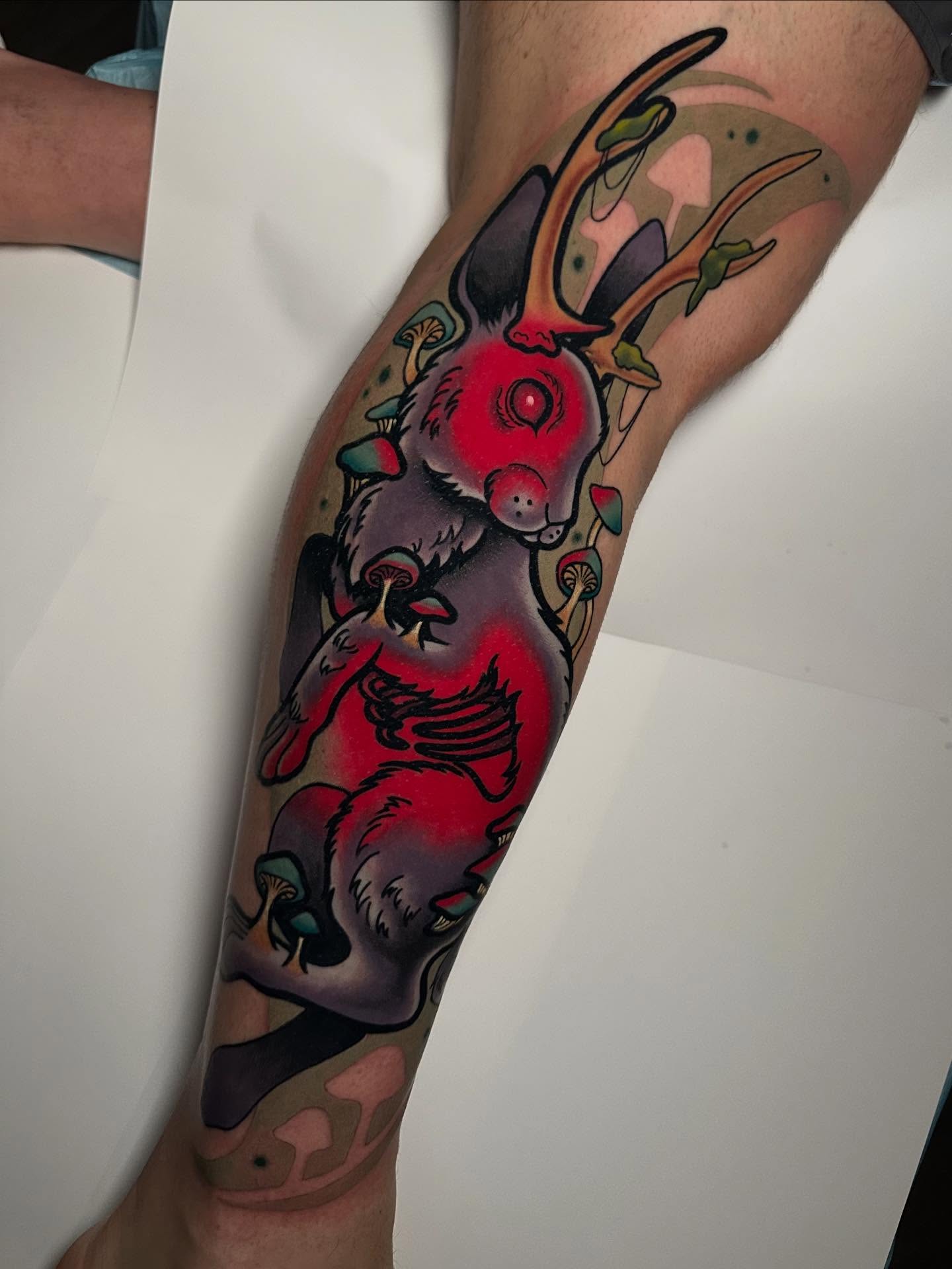 Tattoo by @happycampertattoos โ american_traditional