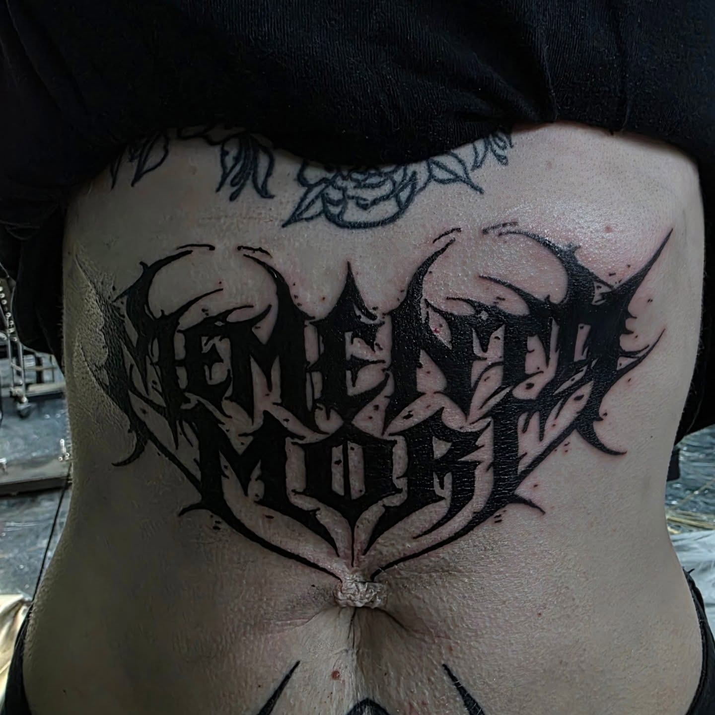 Tattoo by @bassheadtattoos — black_and_grey