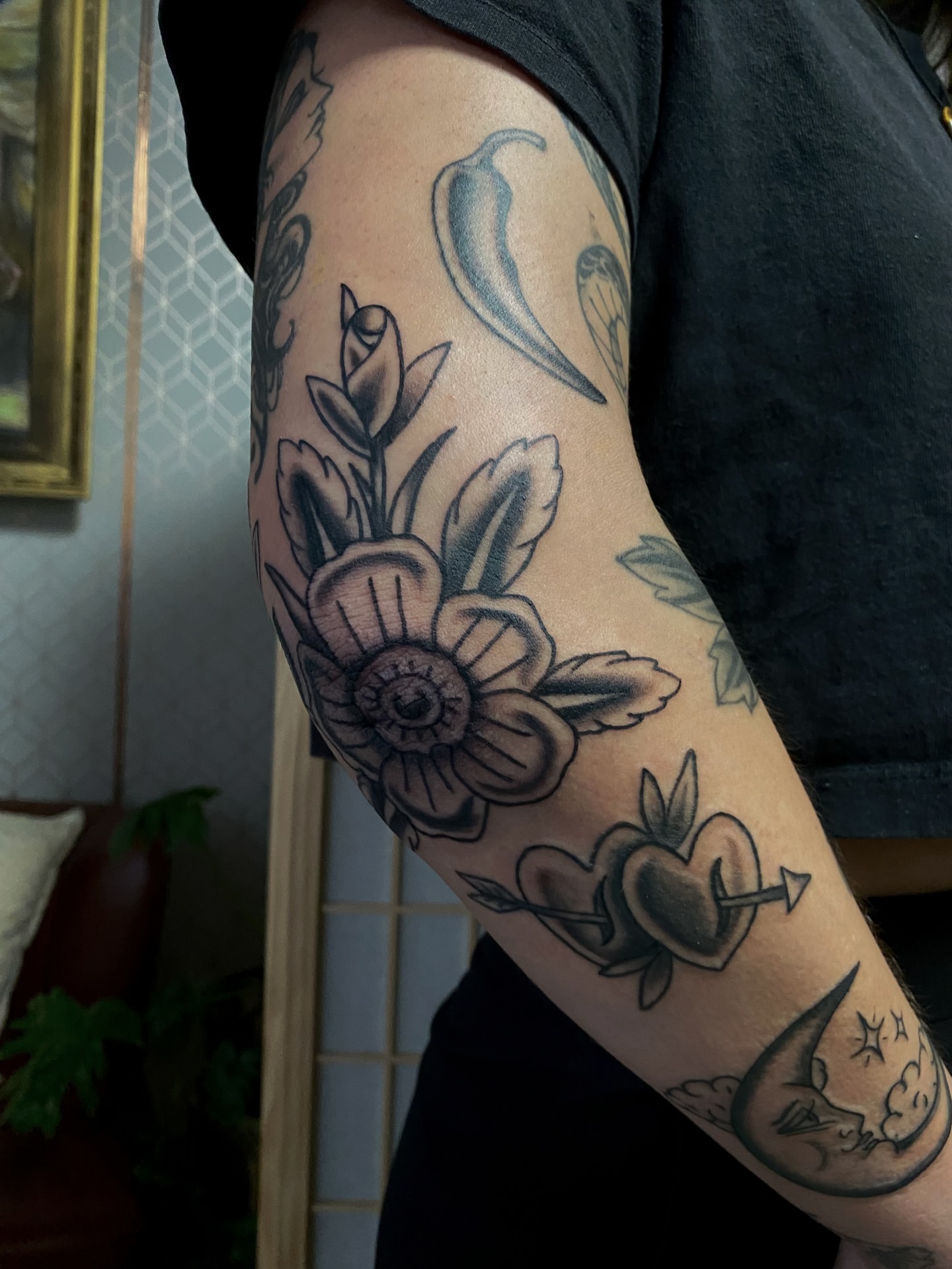 Tattoo by @tattoosbylinds — american_traditional, black_and_grey