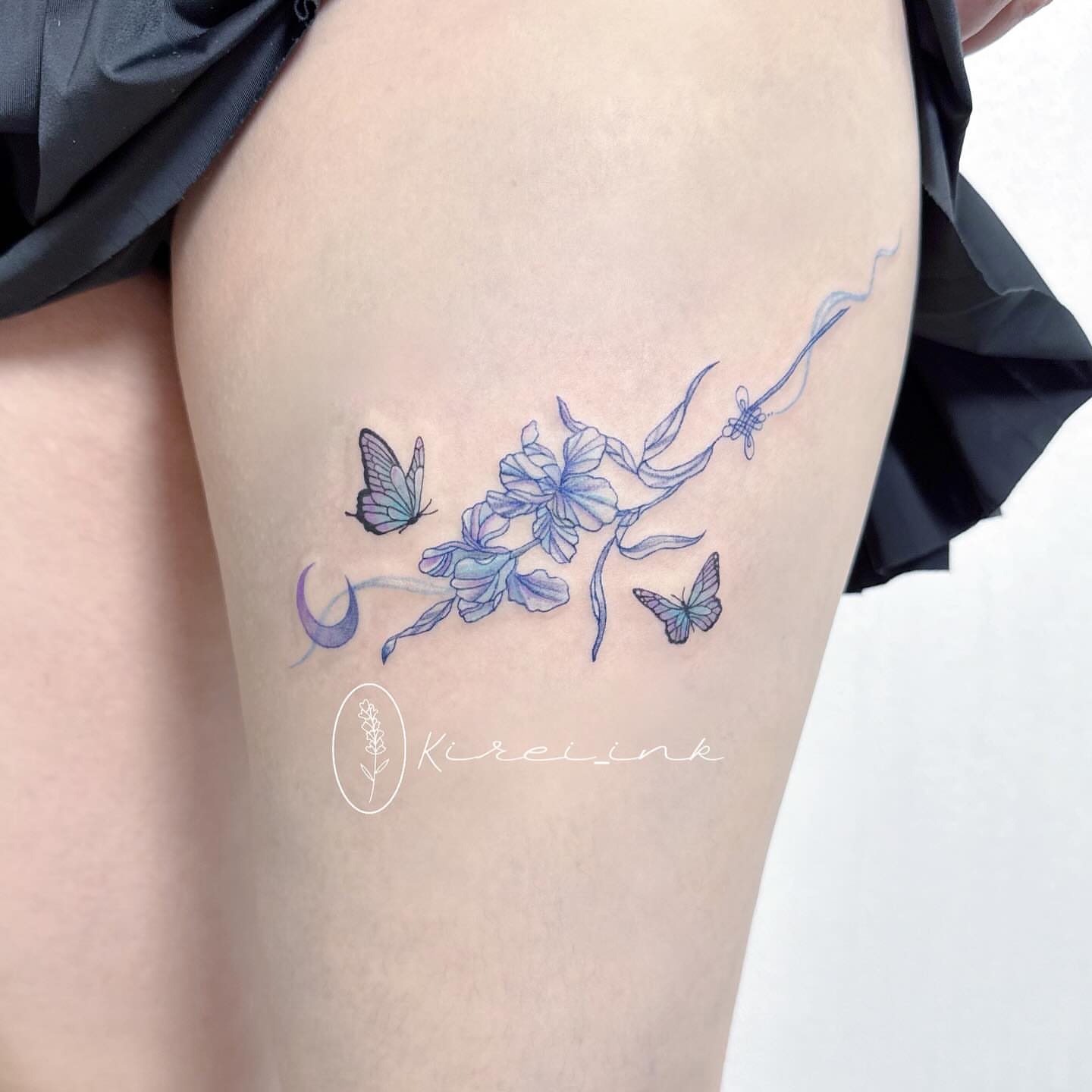 Tattoo by @kireiink_rose — watercolor