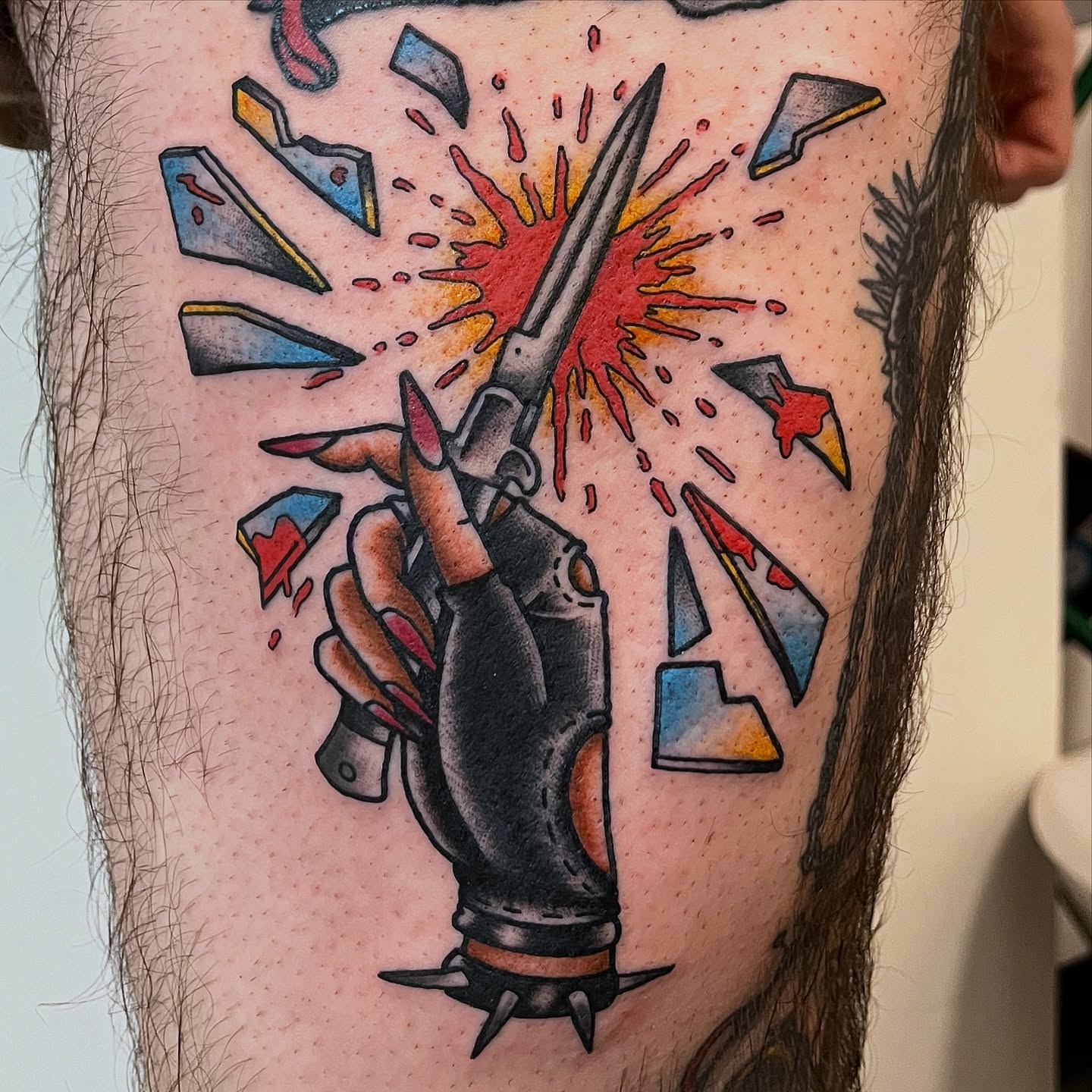 Tattoo by @atomlenhart — geometric