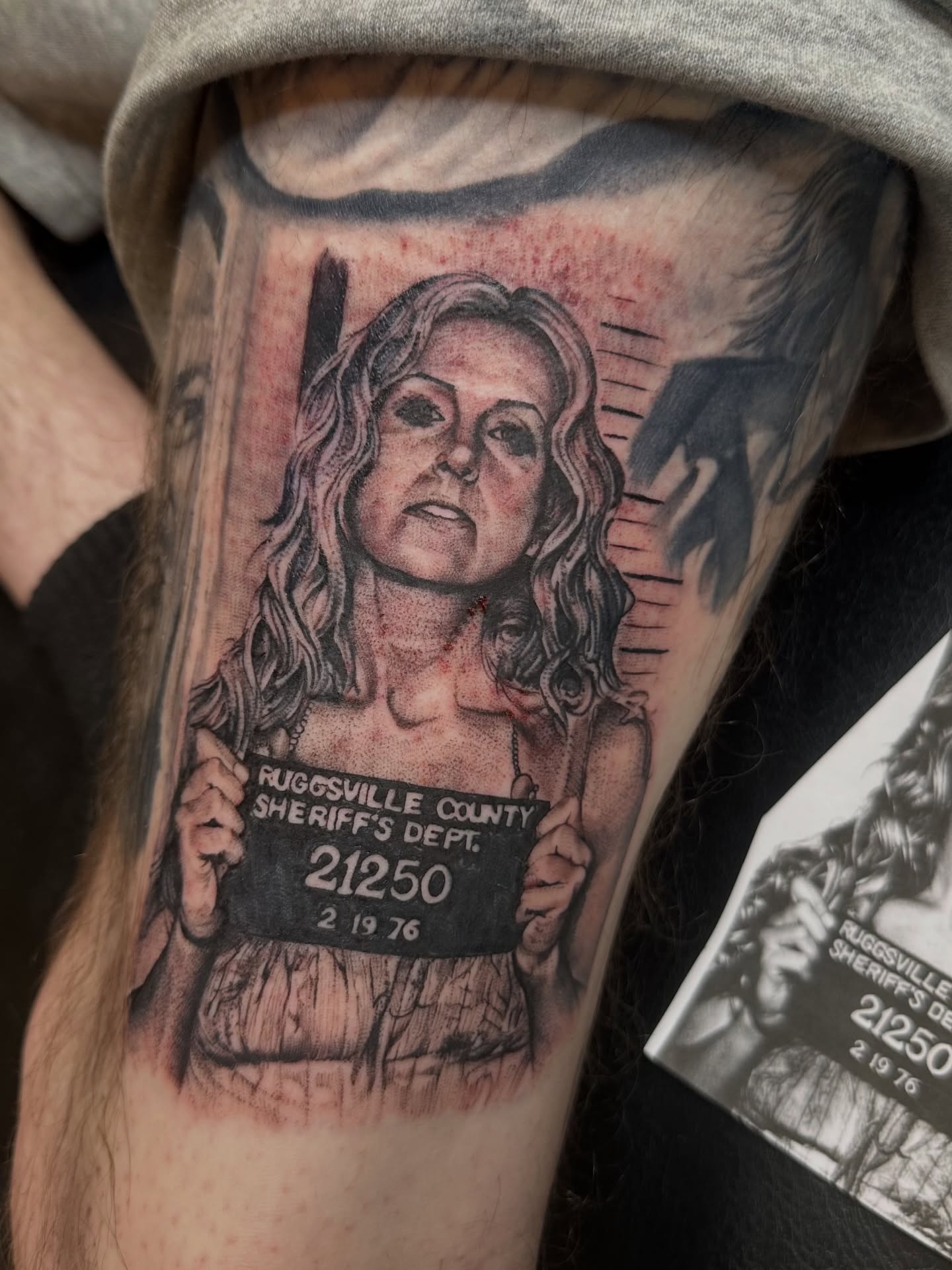 Tattoo by @stephtattoos_ โ realism, black_and_grey
