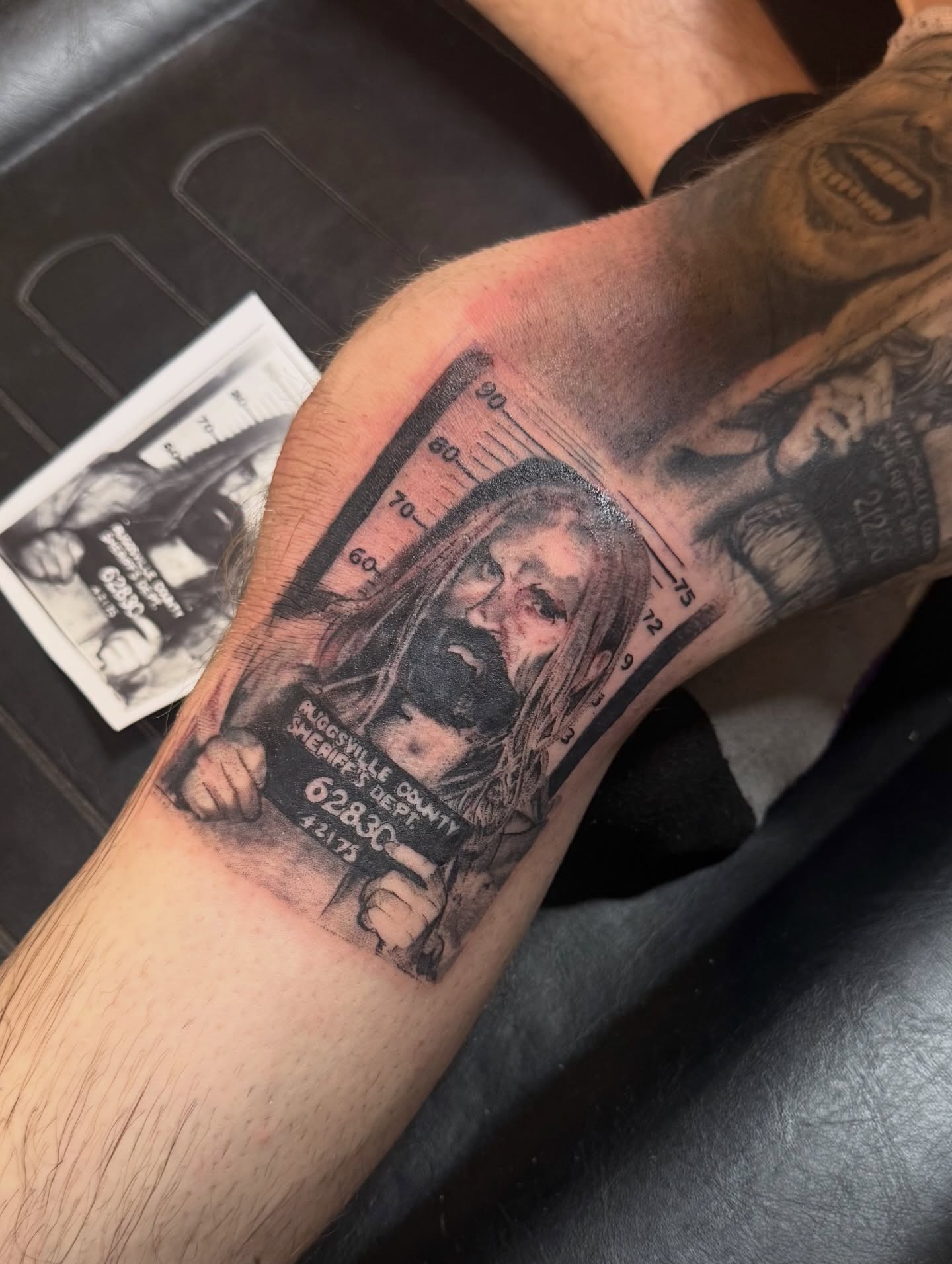 Man with long hair realism tattoo on the forearm by Steph ❤️‍🔥 New Jersey Tattoo Artist