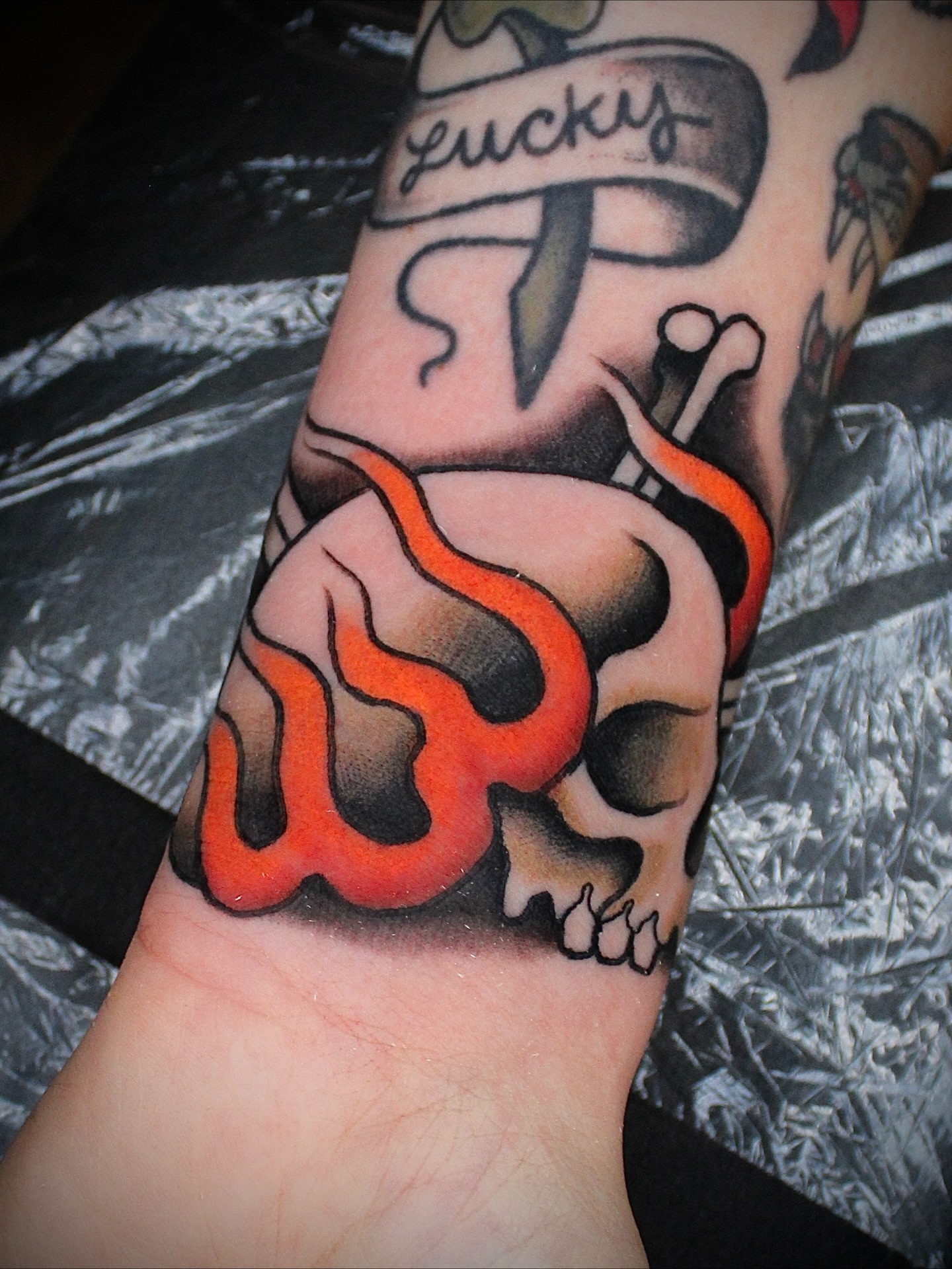Tattoo by @dustinstemen โ american_traditional