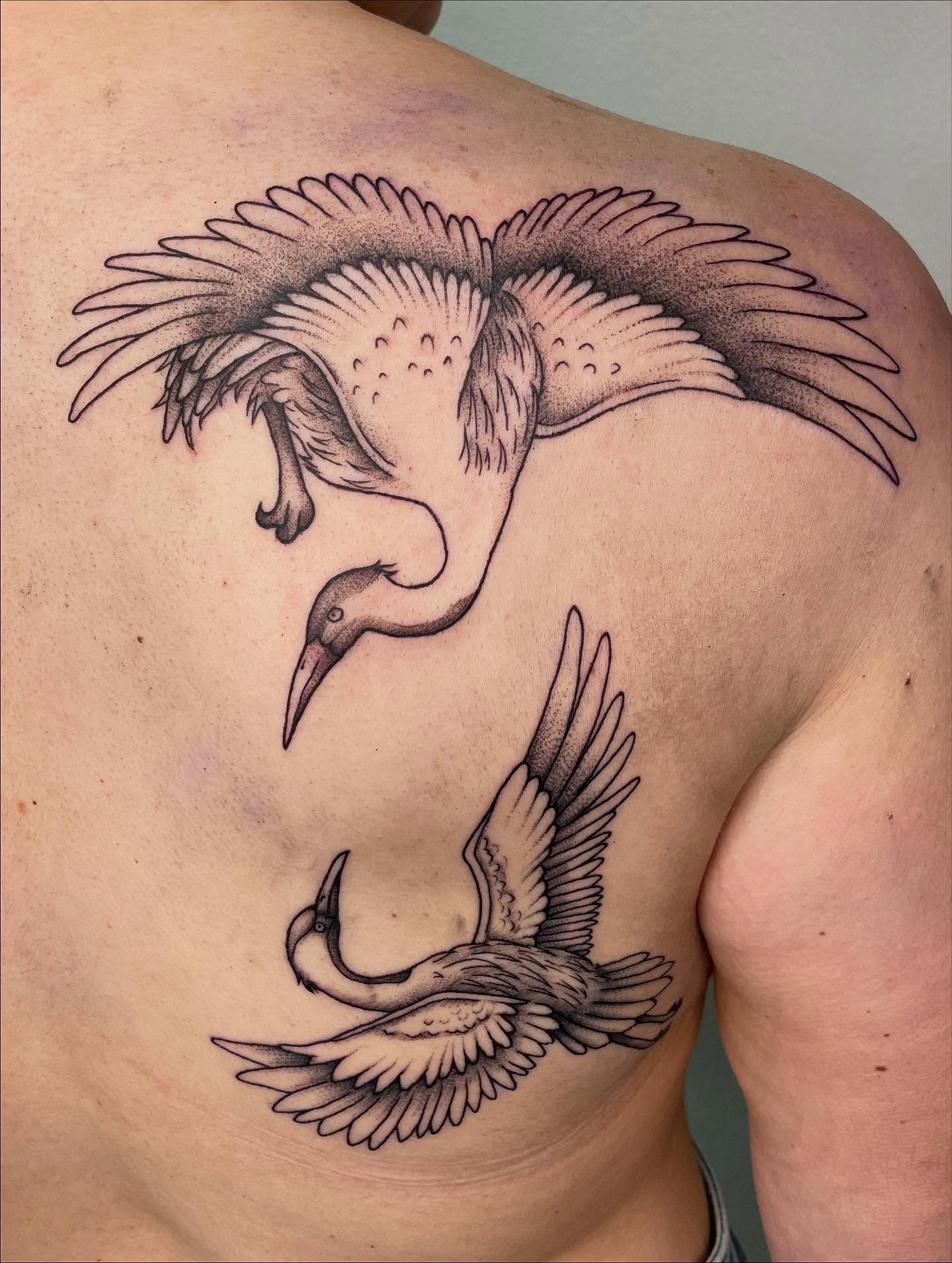 Tattoo by @inkedbyharlow โ dotwork, realism