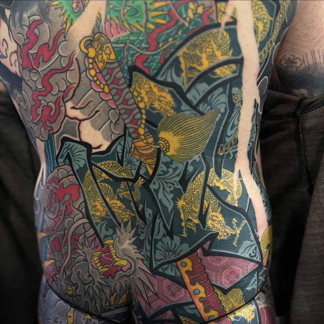 Tattoo by @chuntattoo — japanese_irezumi, blackwork