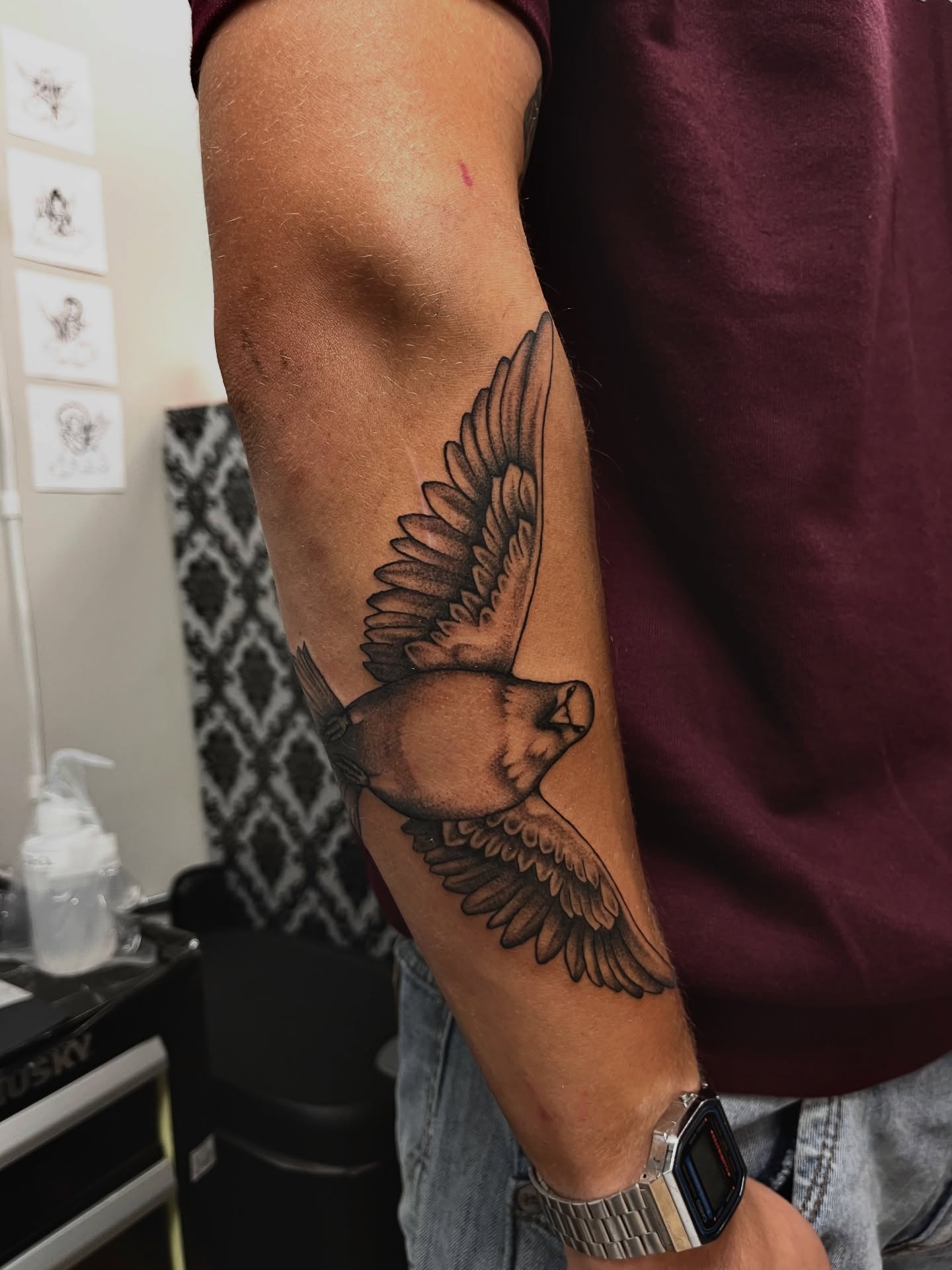 Tattoo by @ems__tattooing — black_and_grey, realism