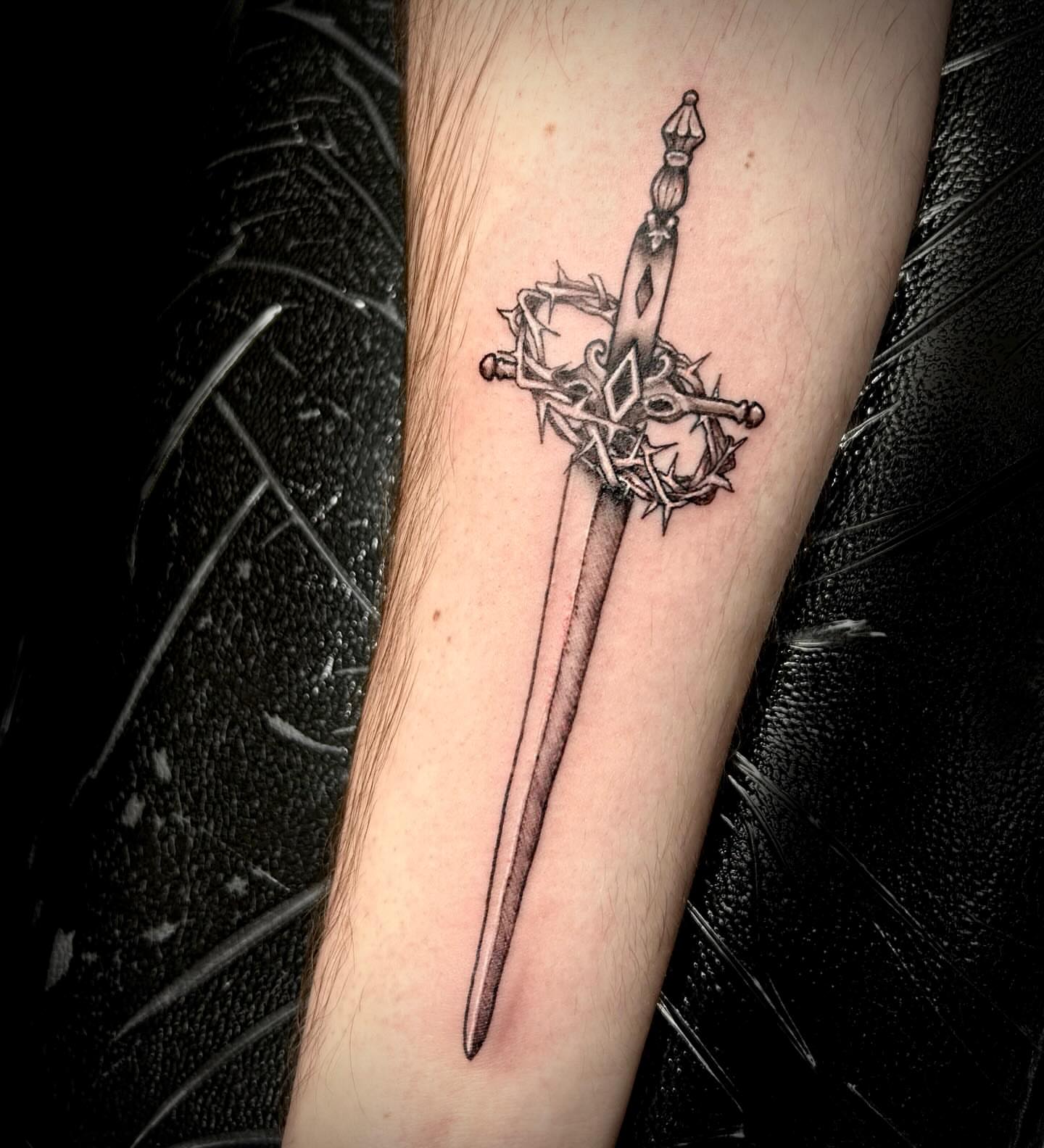 Tattoo by @emilyftattoos — black_and_grey