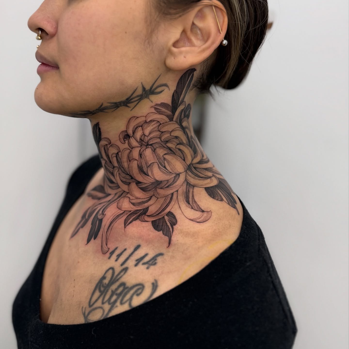 Tattoo by @miketa_tattoo — black_and_grey