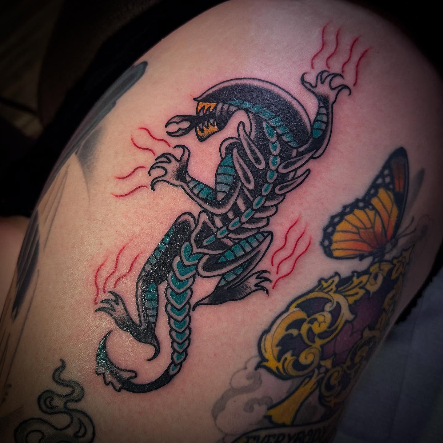Tattoo by @longcatmatt — american_traditional