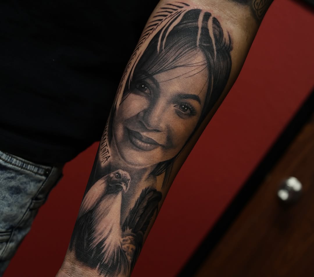Tattoo by @salazar_ink — realism, black_and_grey
