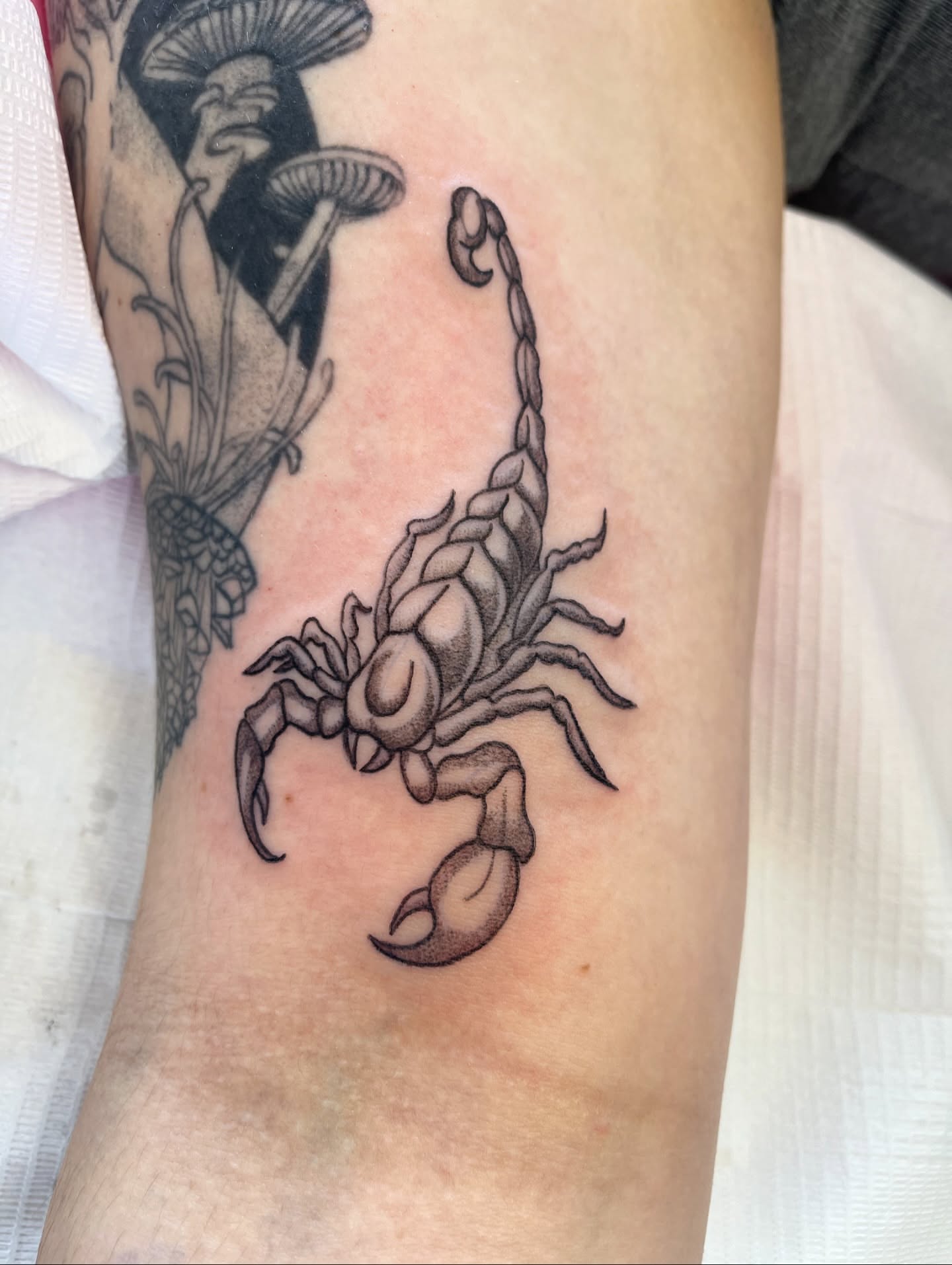 Tattoo by @milkas_tatt2 β black_and_grey