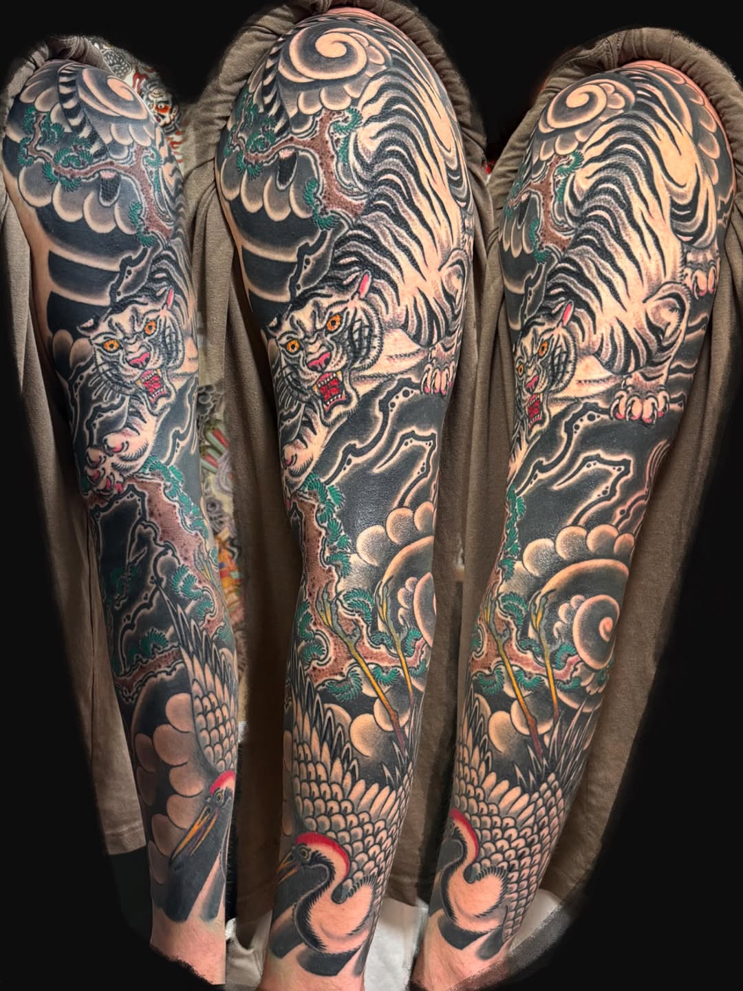 Tattoo by @nicholastidler_tattoos — japanese_irezumi, black_and_grey