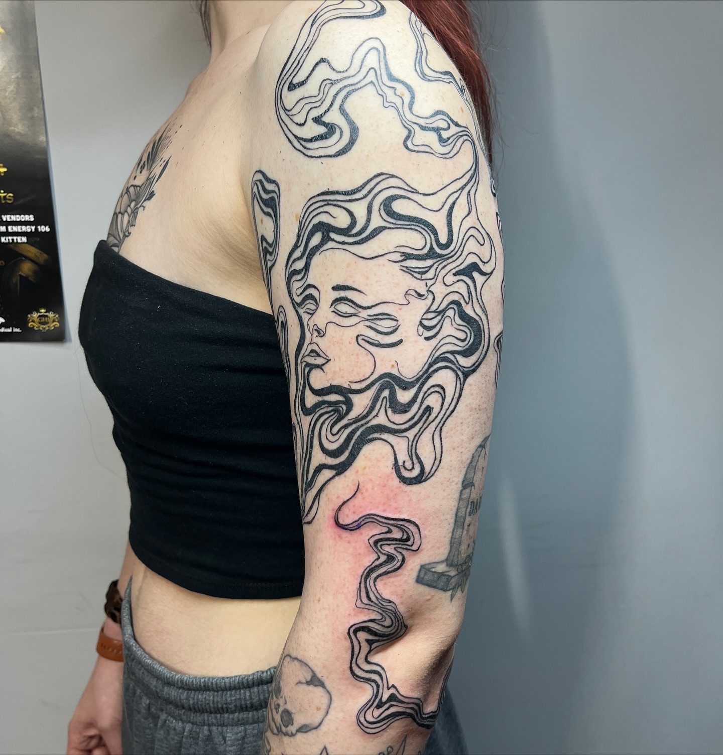 Tattoo by @ilenadoodles β black_and_grey