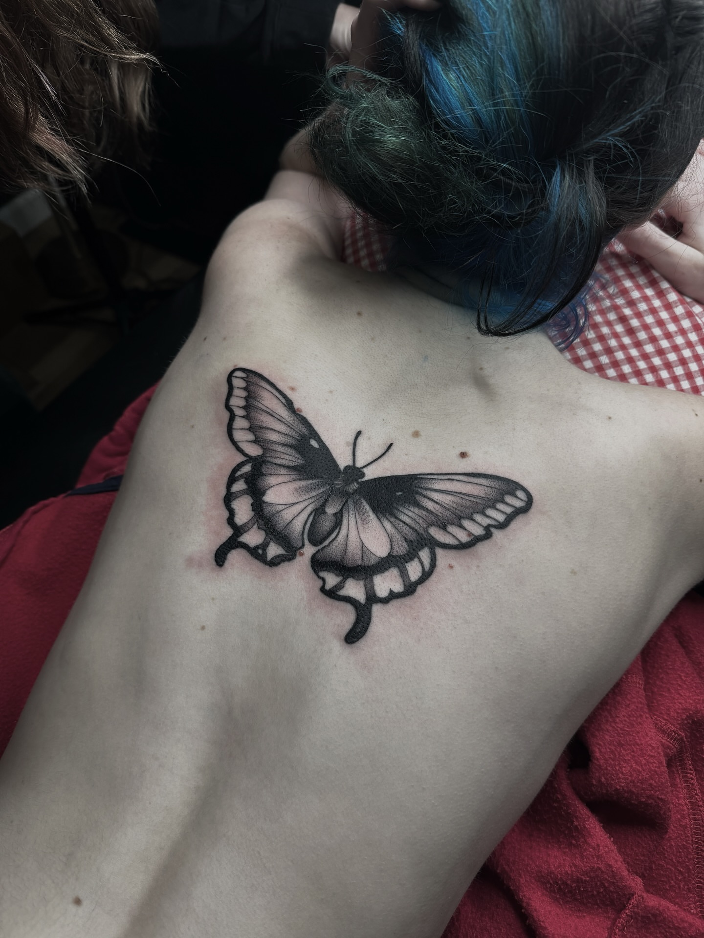 Tattoo by @sassafrastats — black_and_grey