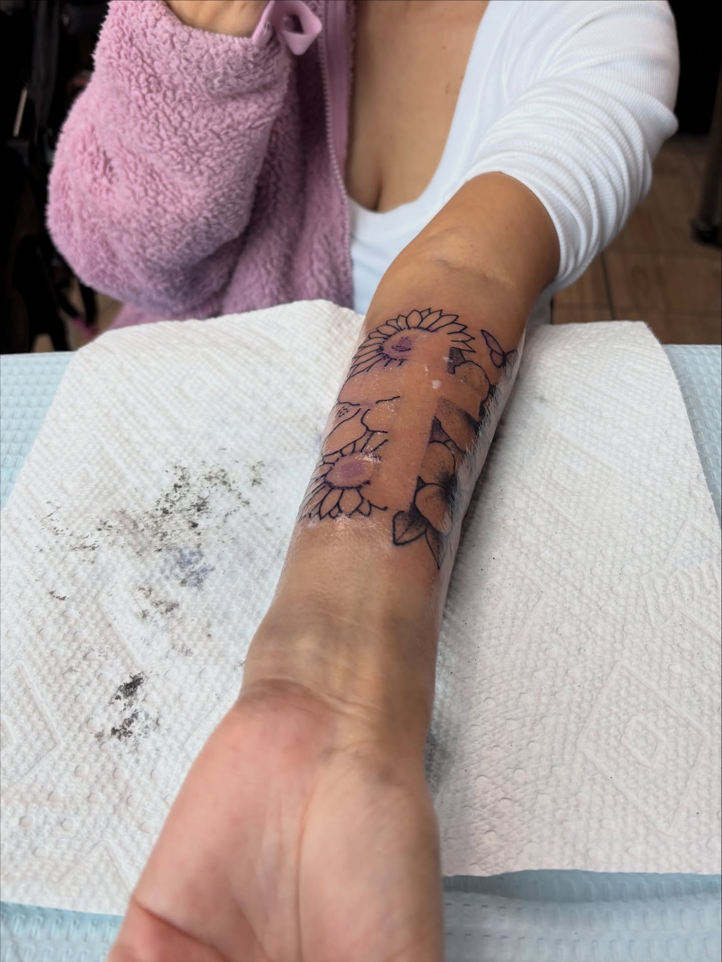 Tattoo by @blkndrose — dotwork