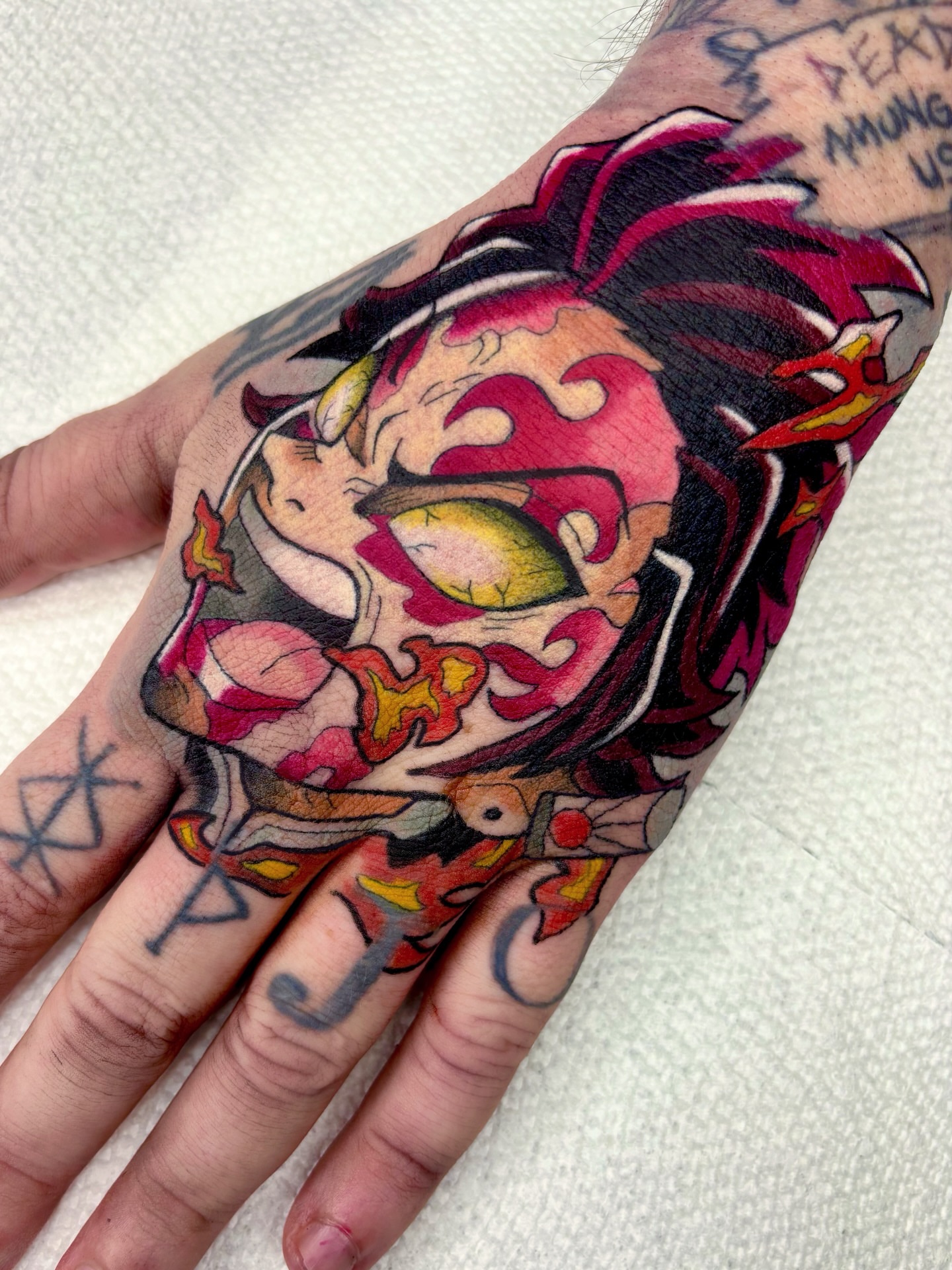 Tattoo by @valeriemourningstar — anime, illustrative