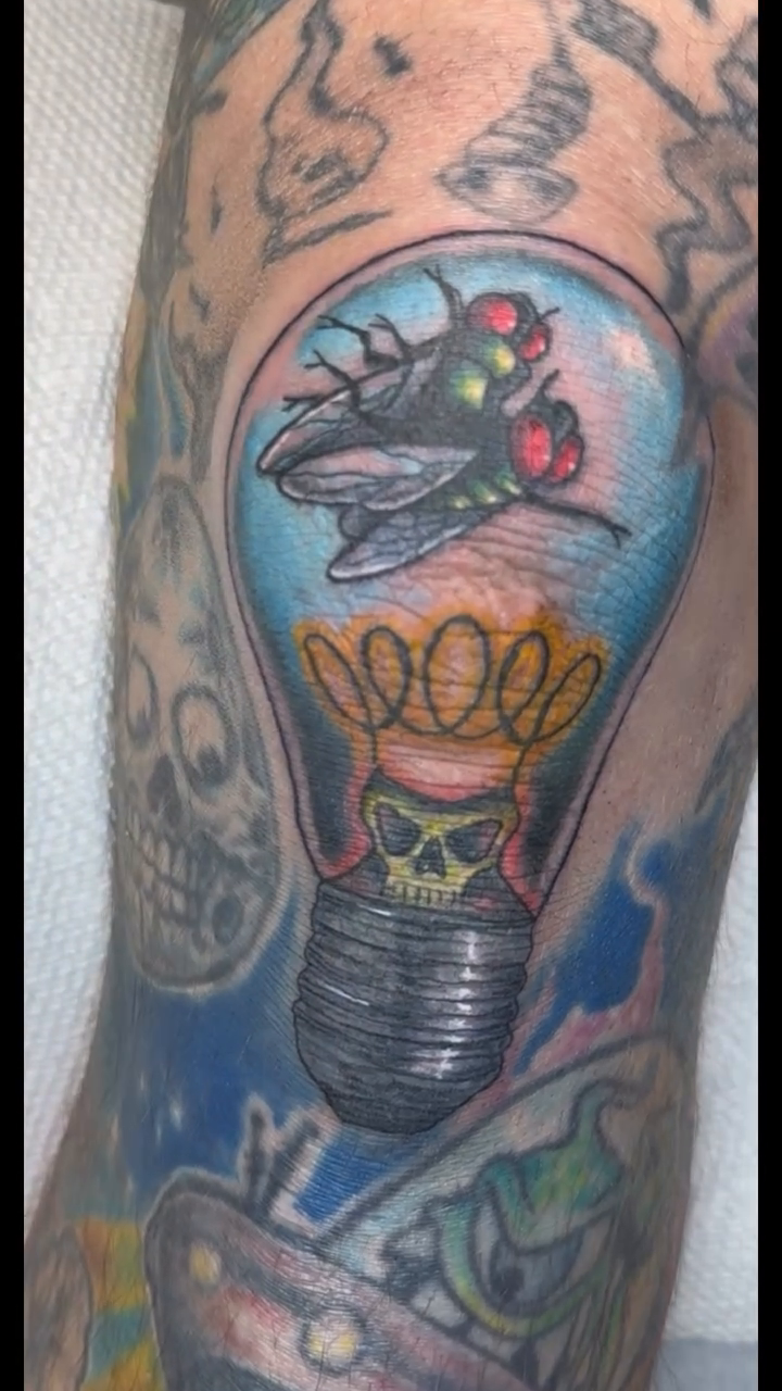 Tattoo by @krasuetattoo — realism, trash_polka