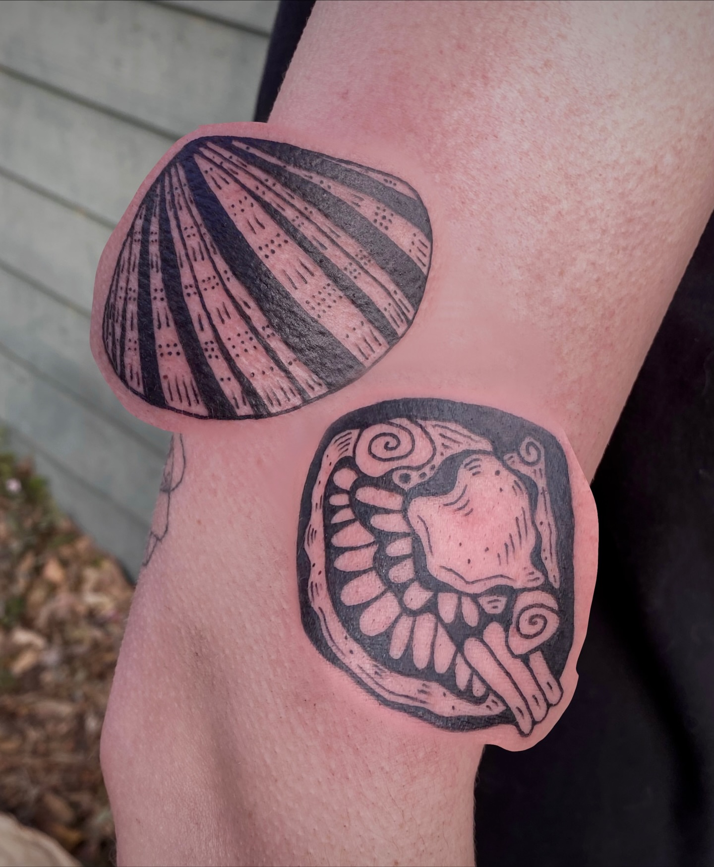 Tattoo by @lemonboyinks — black_and_grey